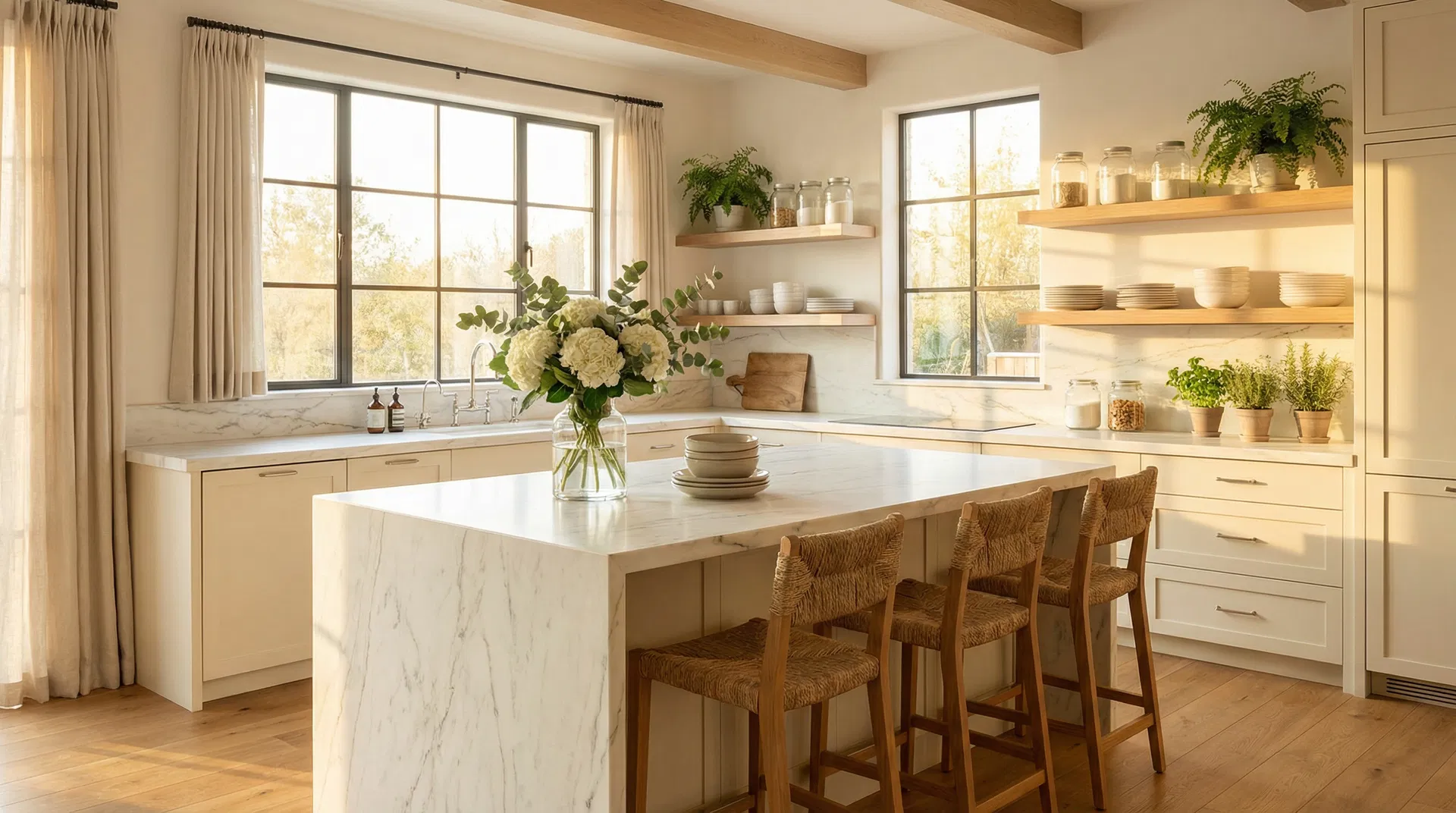 Beautiful organized kitchen