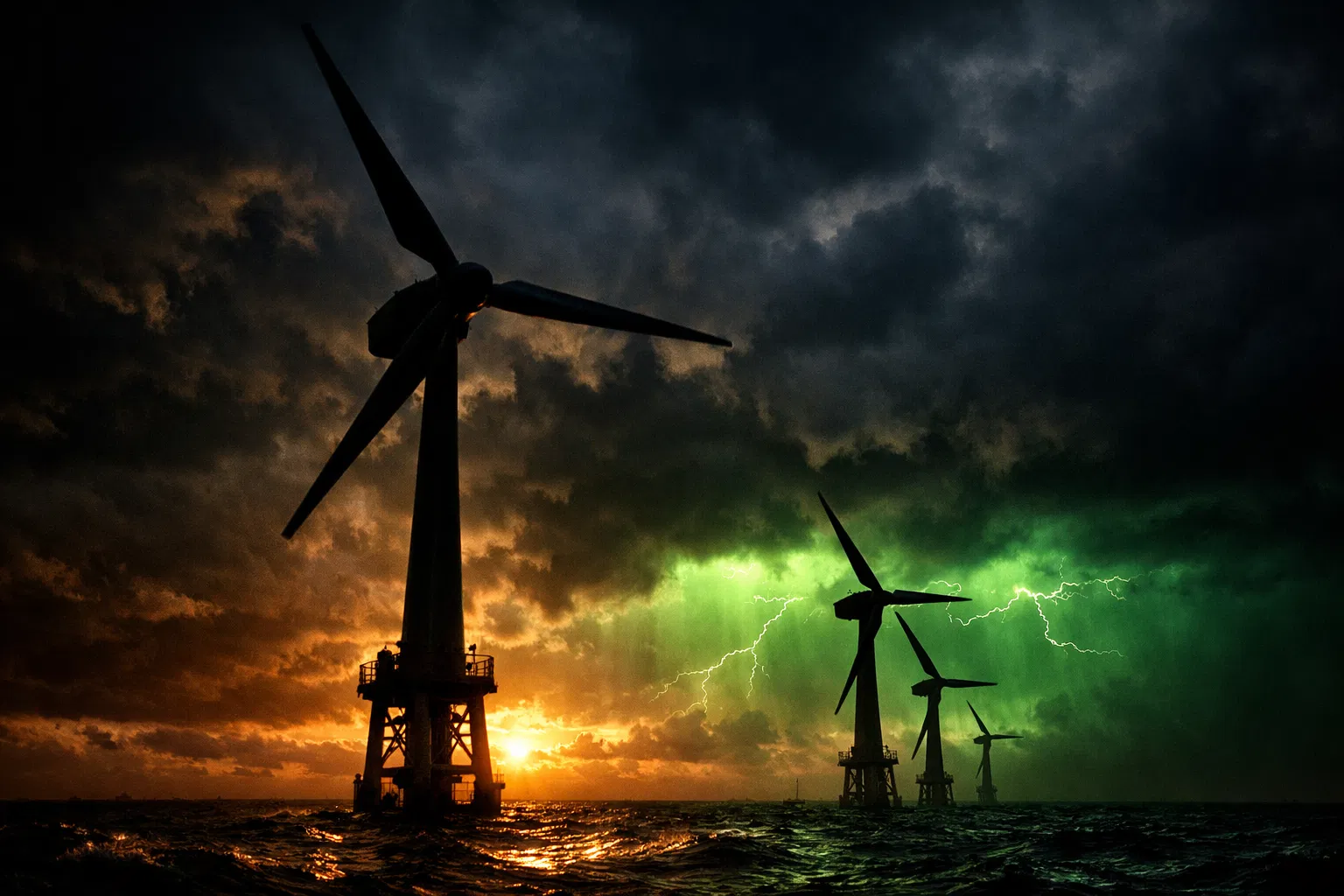 Offshore wind turbines