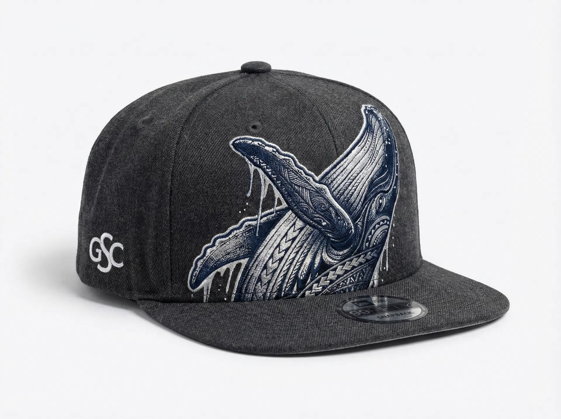Kohola Whale Embroidered Snapback