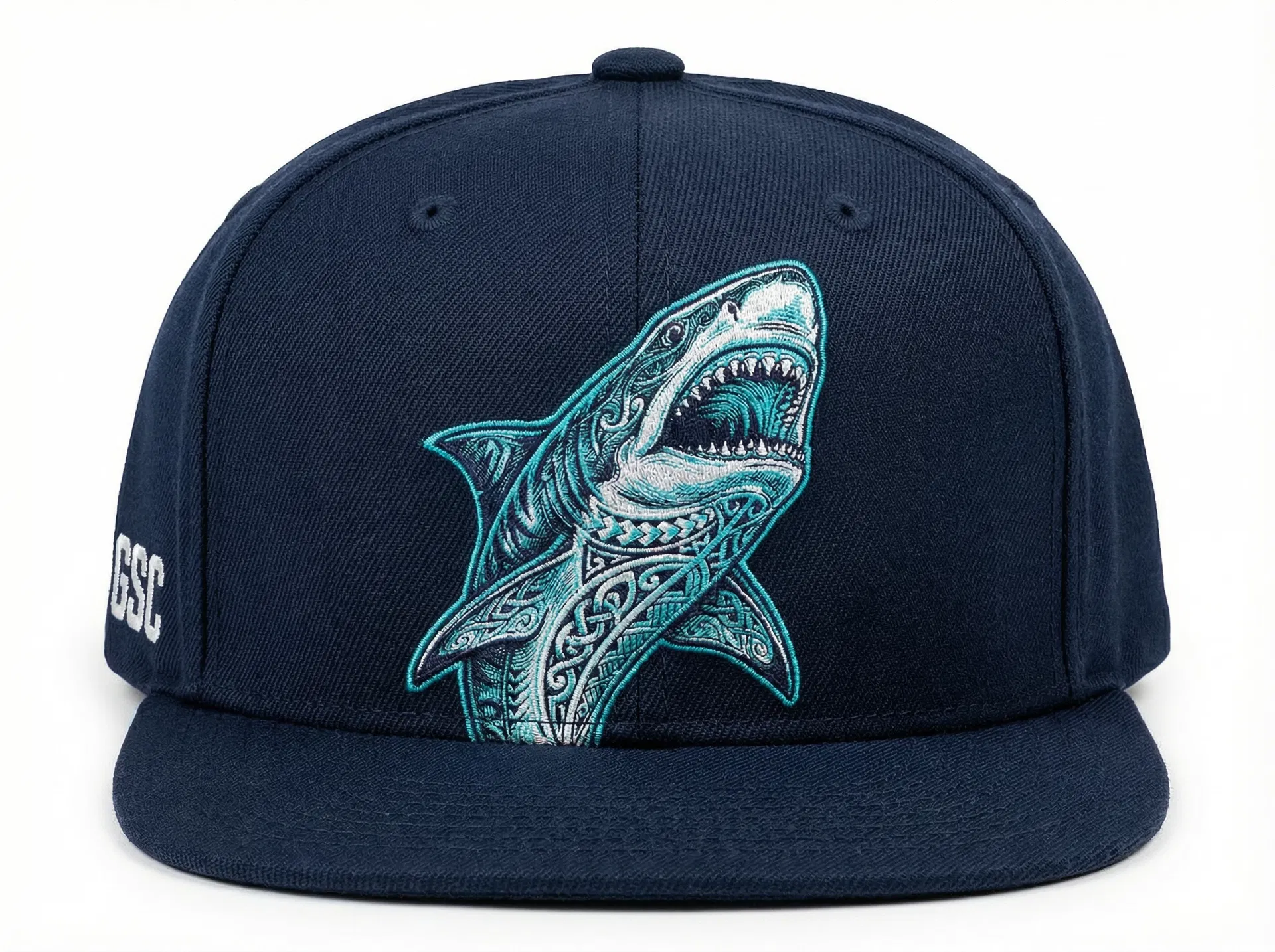 Niuhi Shark Embroidered Snapback