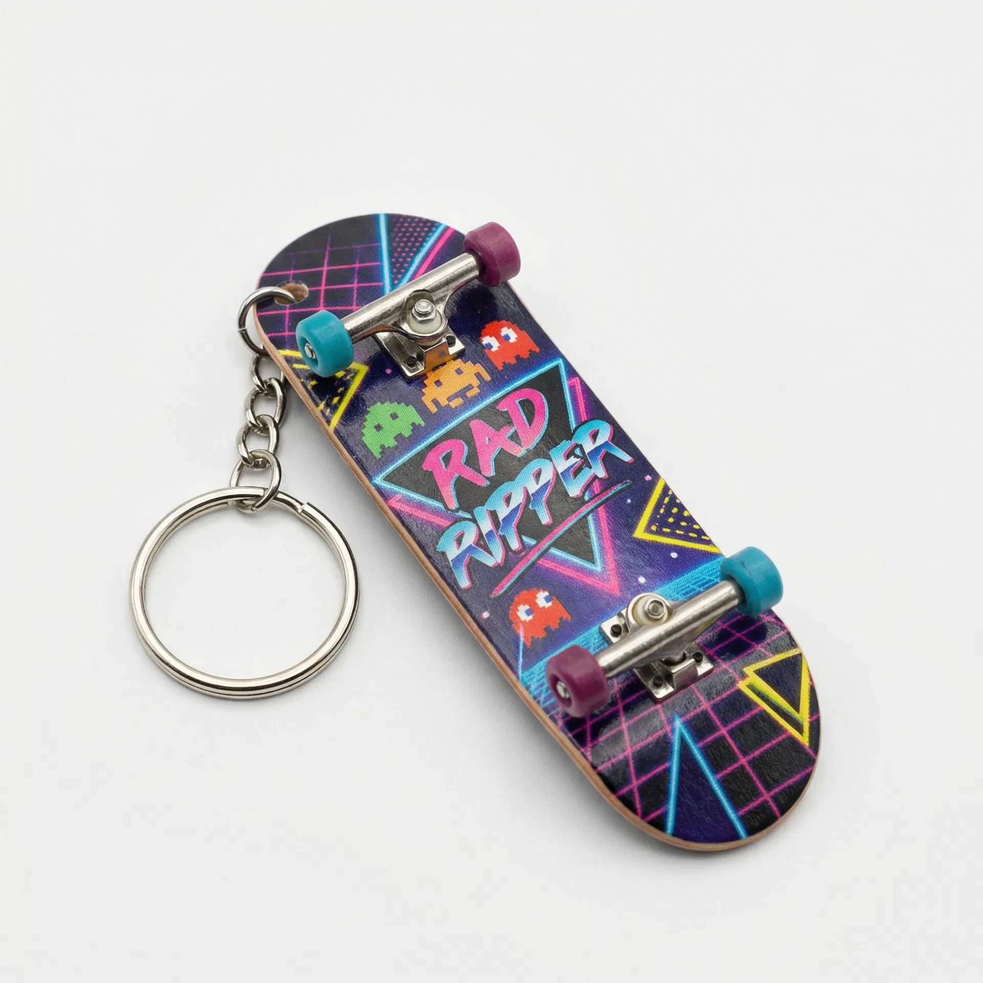 Mini Skateboard Deck Keychain