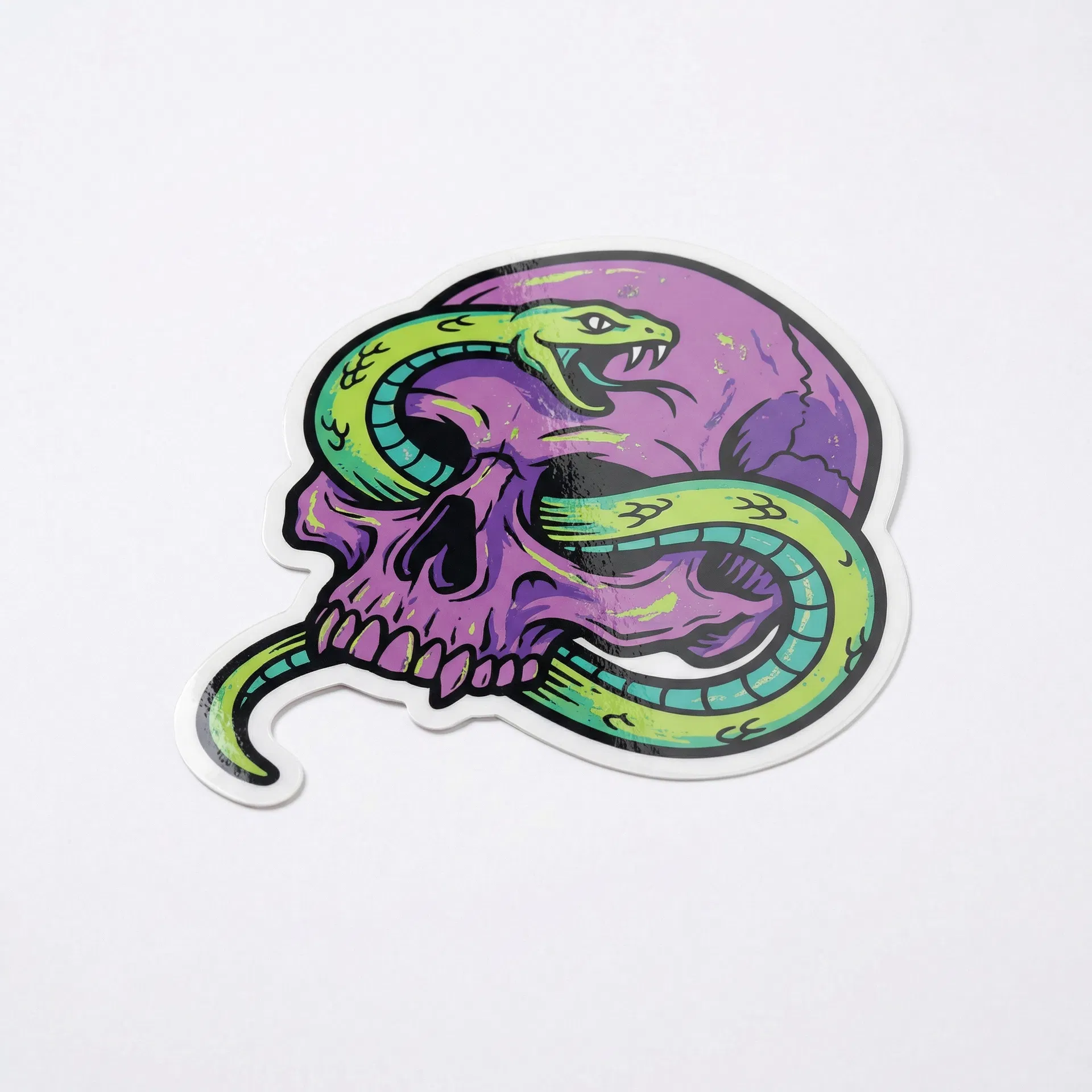 McGill Skull & Snake Sticker