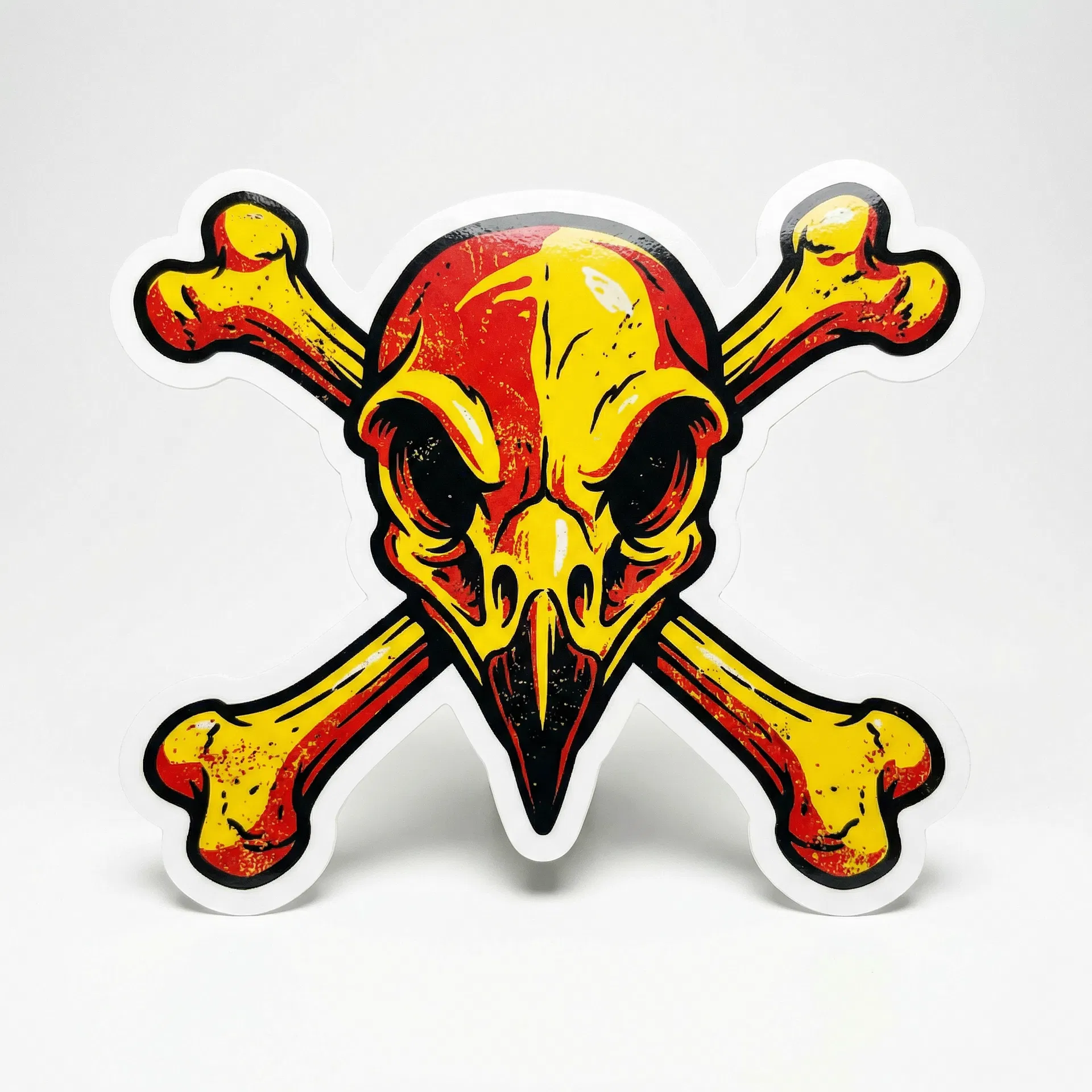 Tony Hawk Hawk Skull Sticker