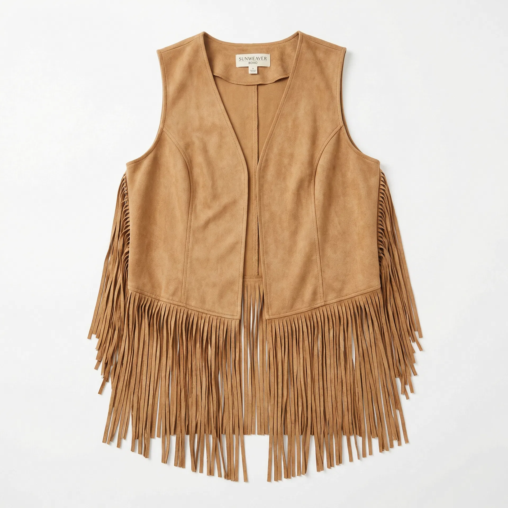 Fringed Suede Vest
