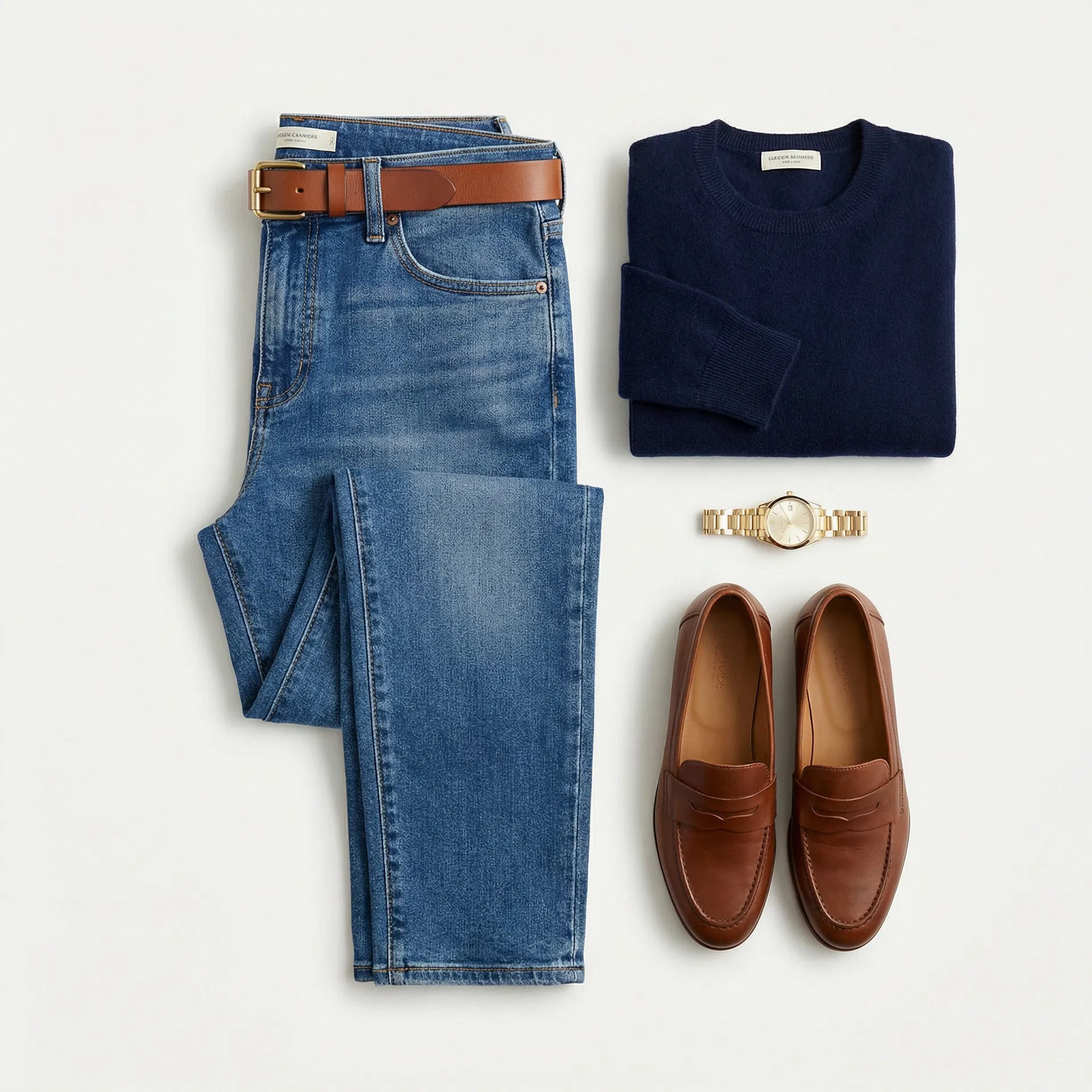 High-Rise Slim Jeans