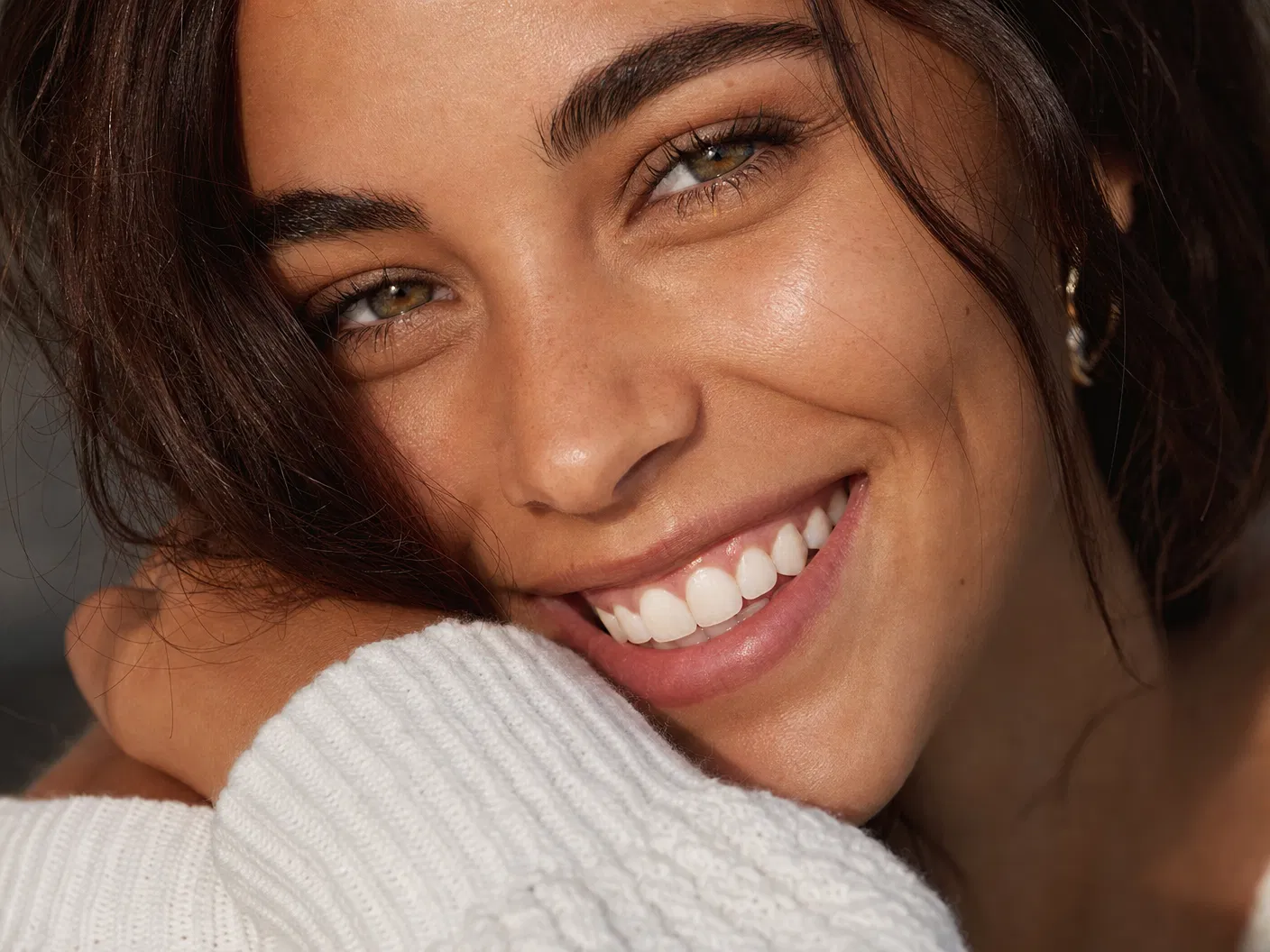 Beautiful natural smile