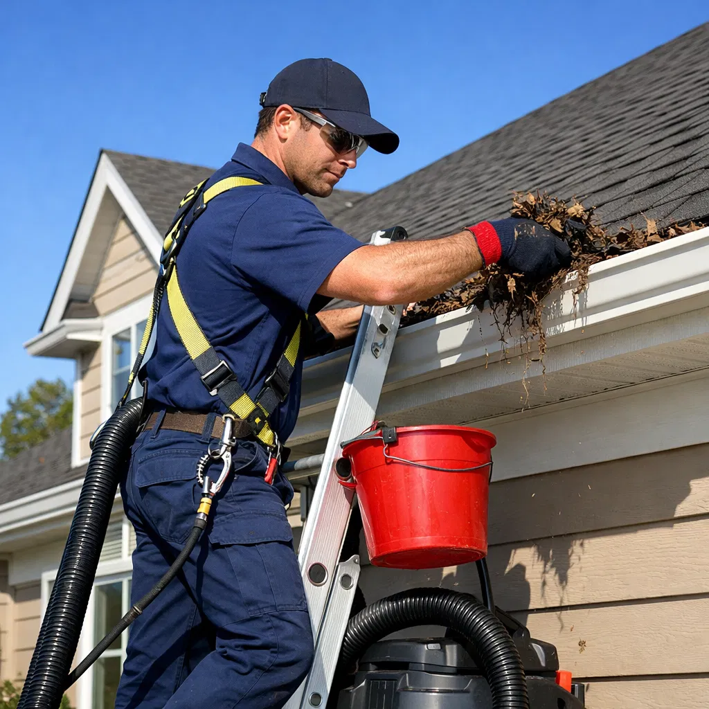 Professional gutter cleaning service in Toronto