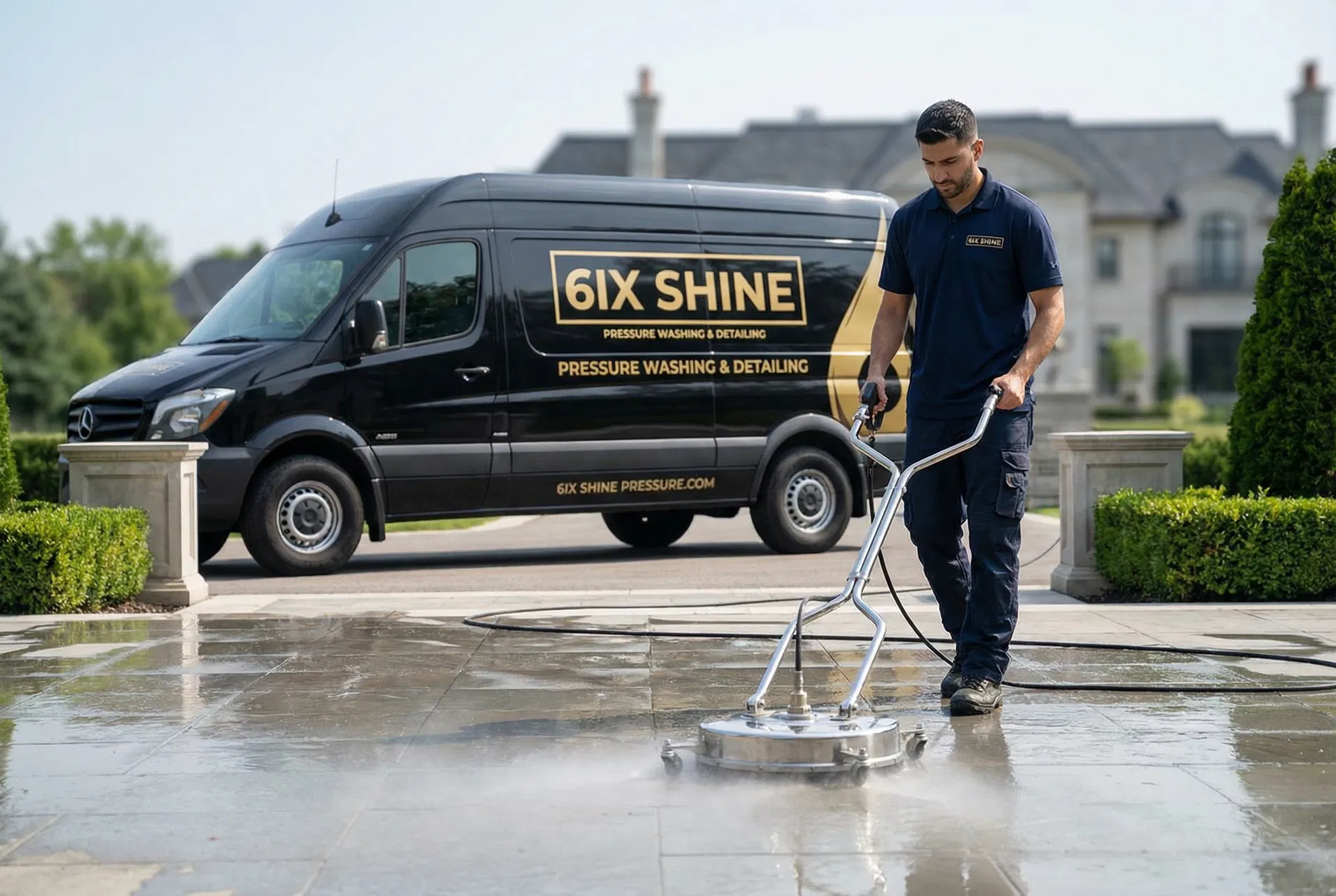 6ix Shine professional pressure washing service