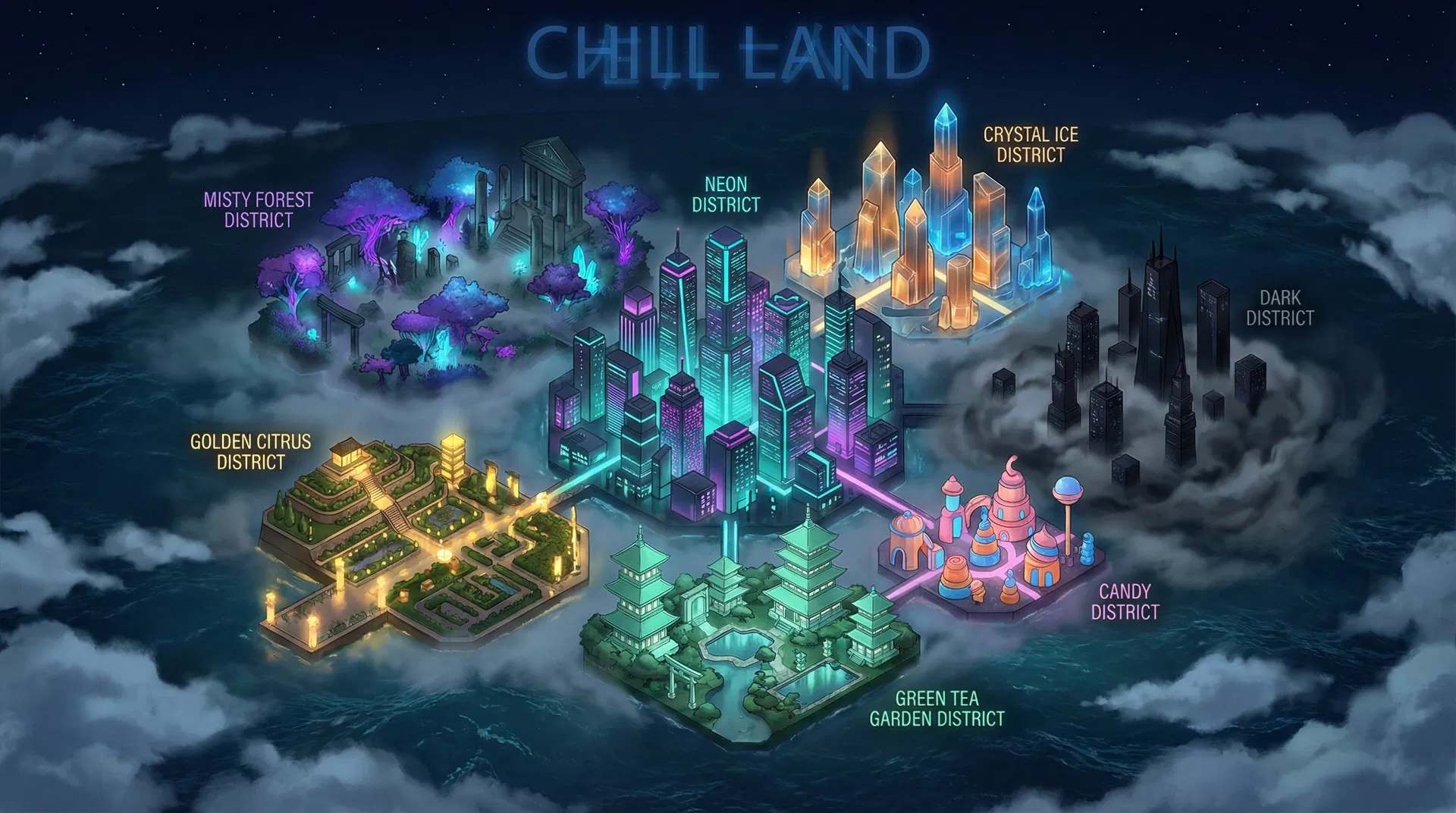 CHILL LAND MAP