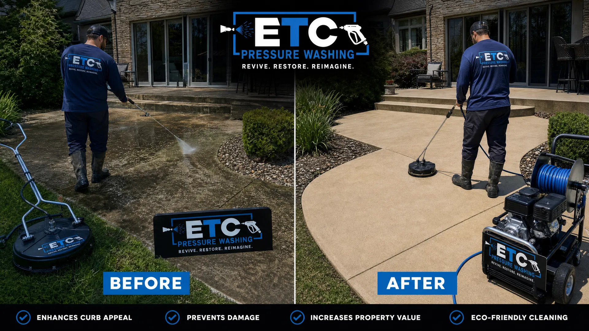 Commercial Pressure Washing in Perry, GA | ETC Pressure Washing