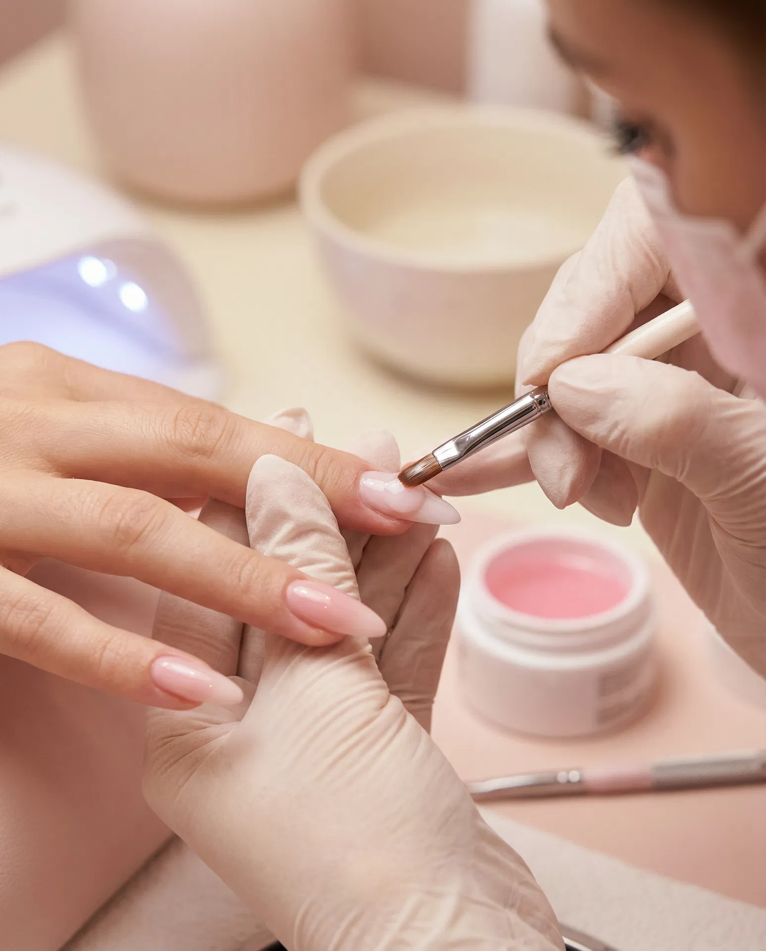 Builder gel application