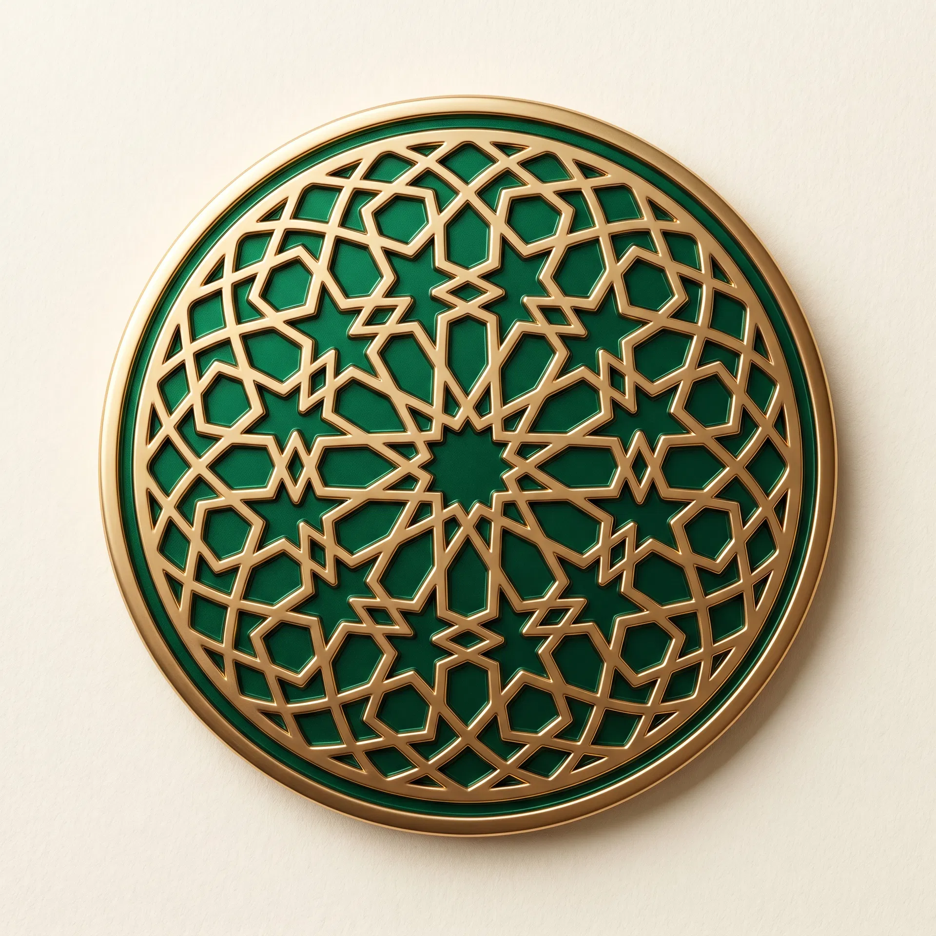 Decorative Islamic geometric seal