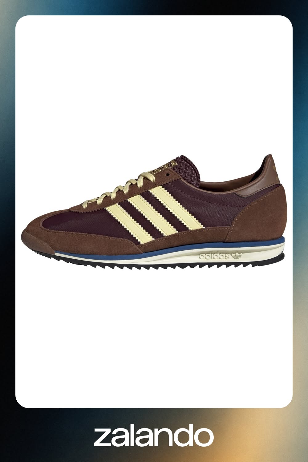 Adidas Maroon and Brown with Yellow Sneakers — Serrated Three