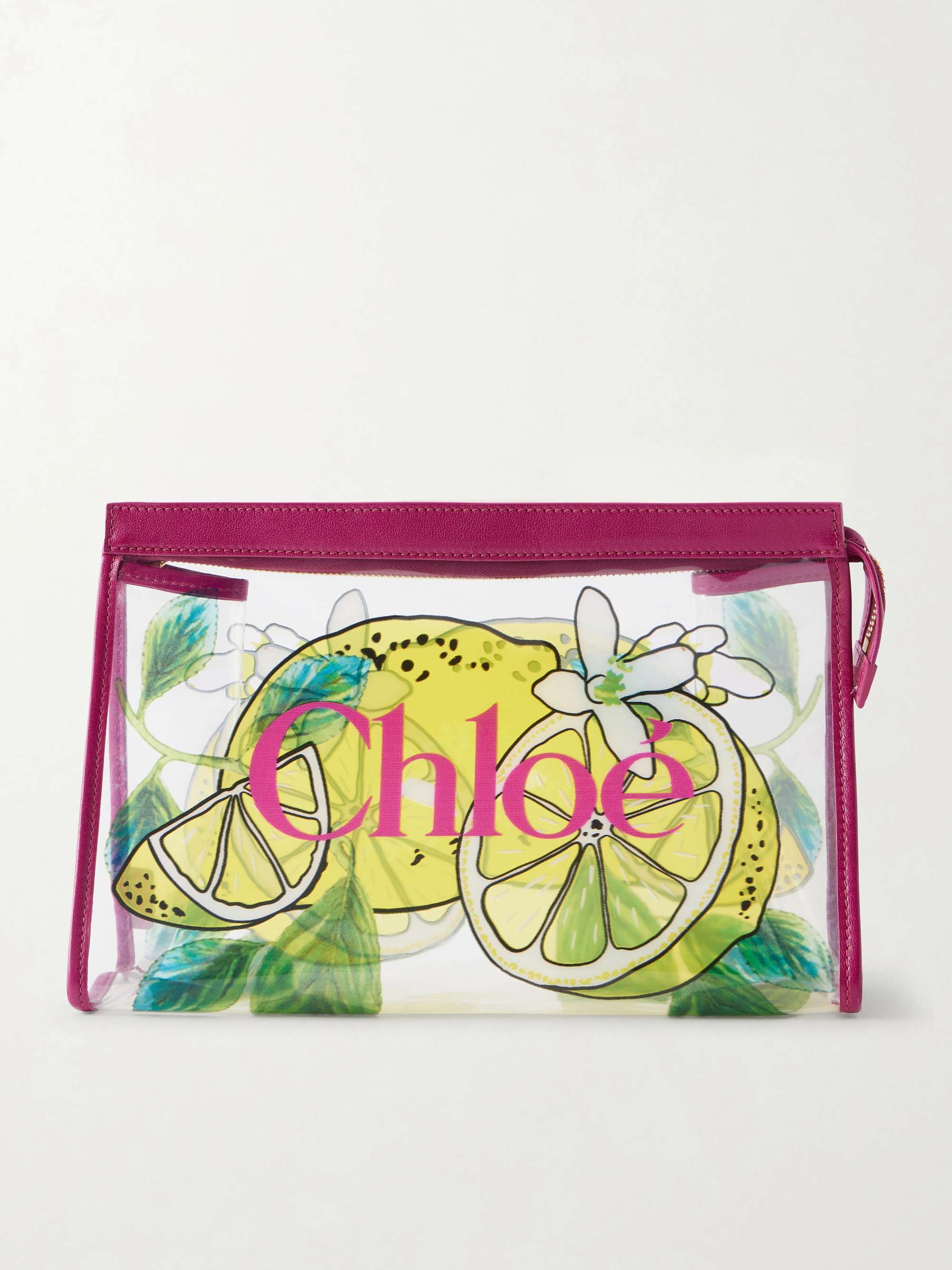 CHLOÉ Printed PVC clutch - multi - One Size