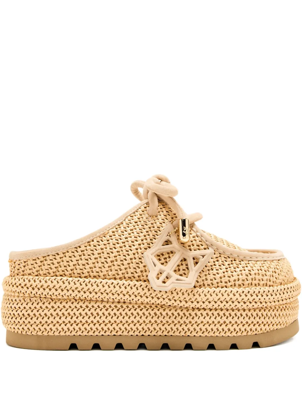 NAKED WOLFE 60mm platform mules