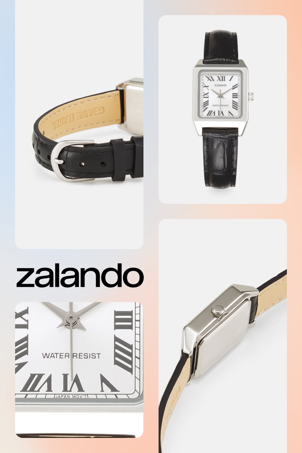 Casio Zegarek - white/black Casio Zegarek - white/black