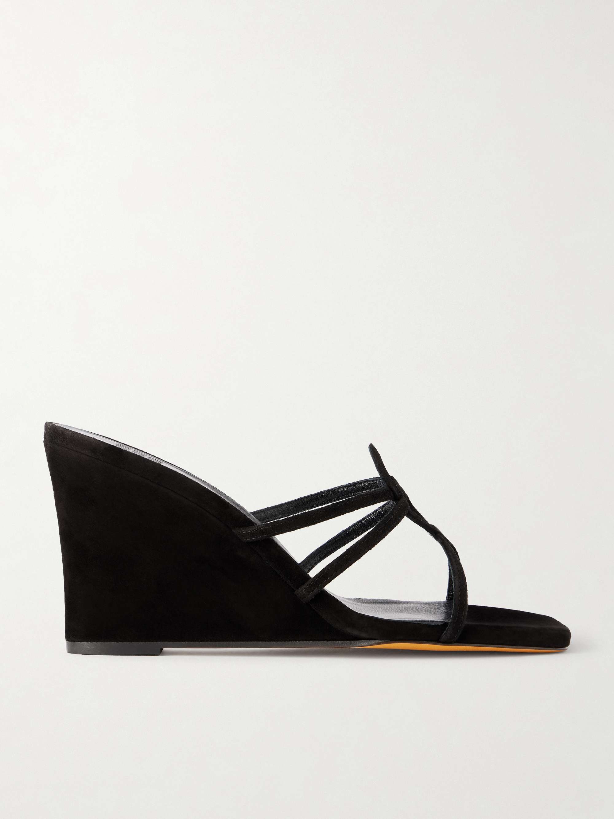 MARYAM NASSIR ZADEH 70 Opera suede wedge sandals
