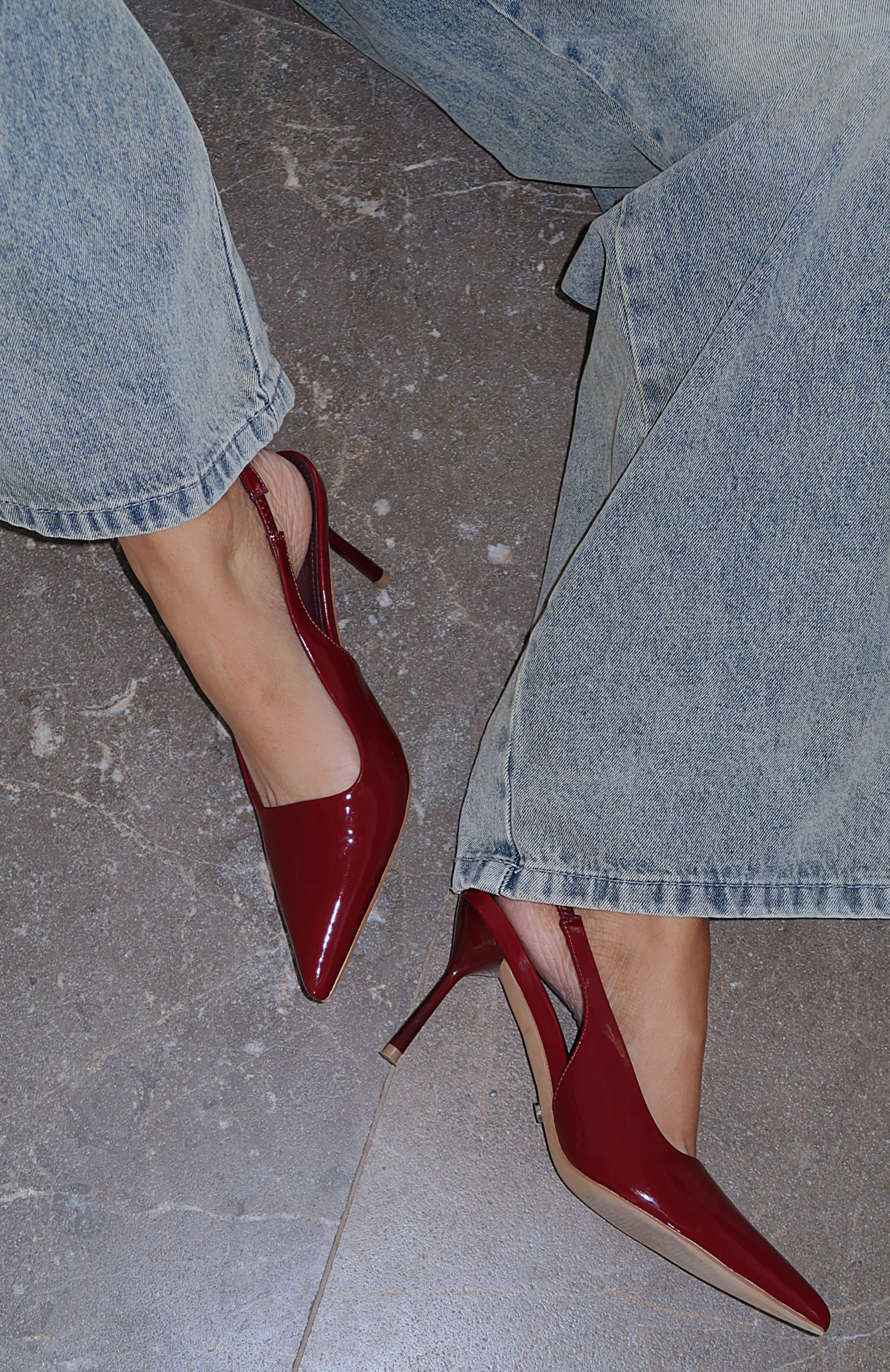 Tayte Slingback Heel Cherry Cola - AU 8