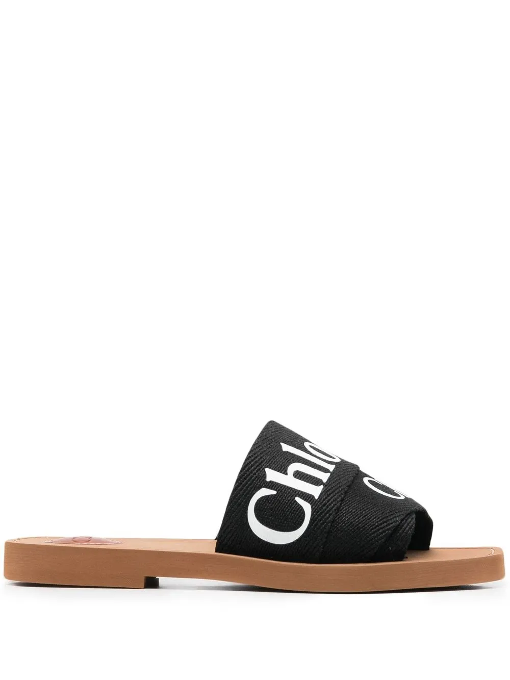 Chloé Woody logo-detail slides
