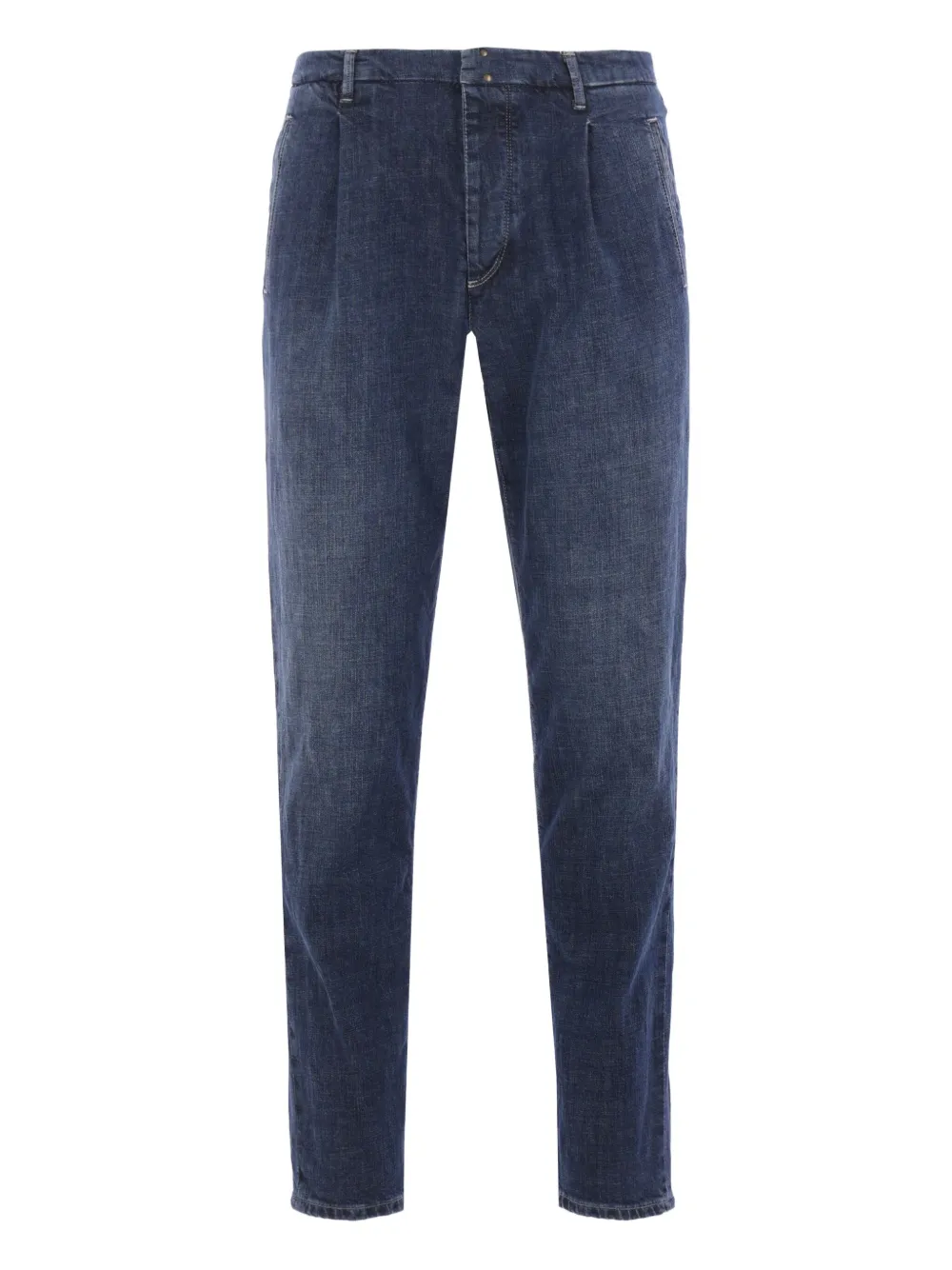 Incotex pleated denim jeans