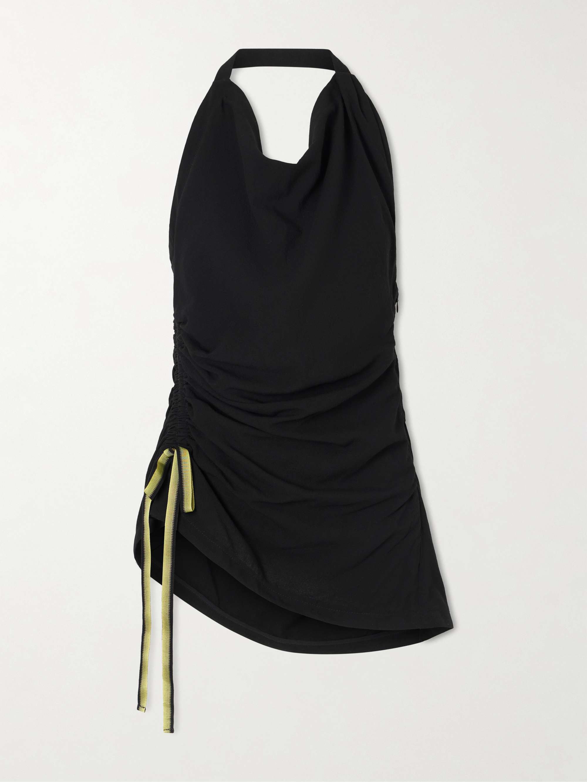 PROENZA SCHOULER Melia ruched crepe halterneck top