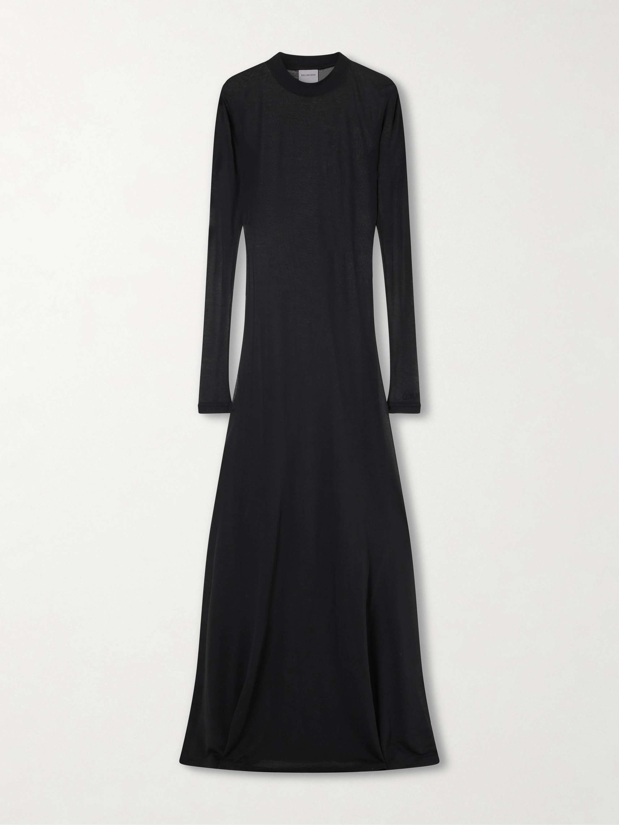 BALENCIAGA Cotton-blend maxi dress