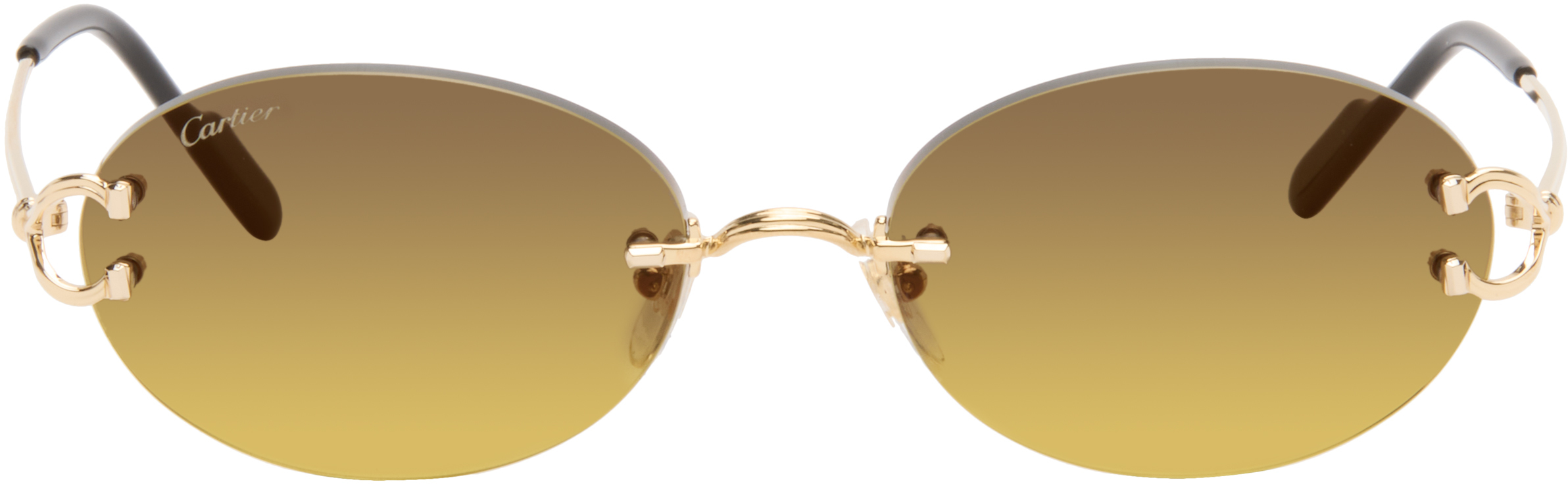 Cartier Gold Classic C Motif Sunglasses