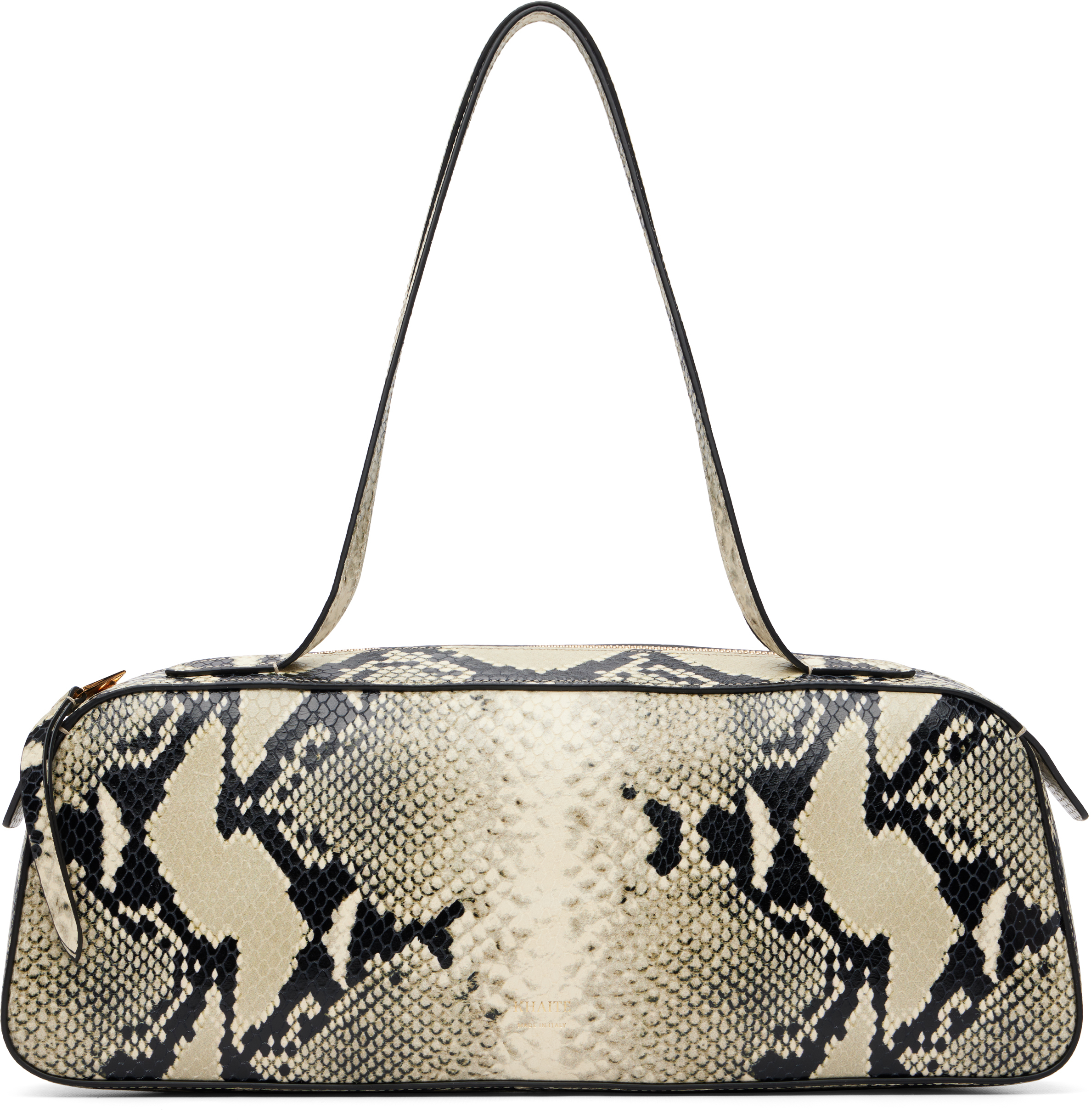 KHAITE Beige & Black Simona Shoulder Bag
