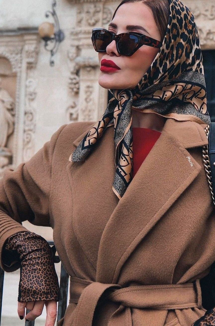Luxury Camel Brown Wrap Coat — Notched Lapel, Belted Waist, Wrap
