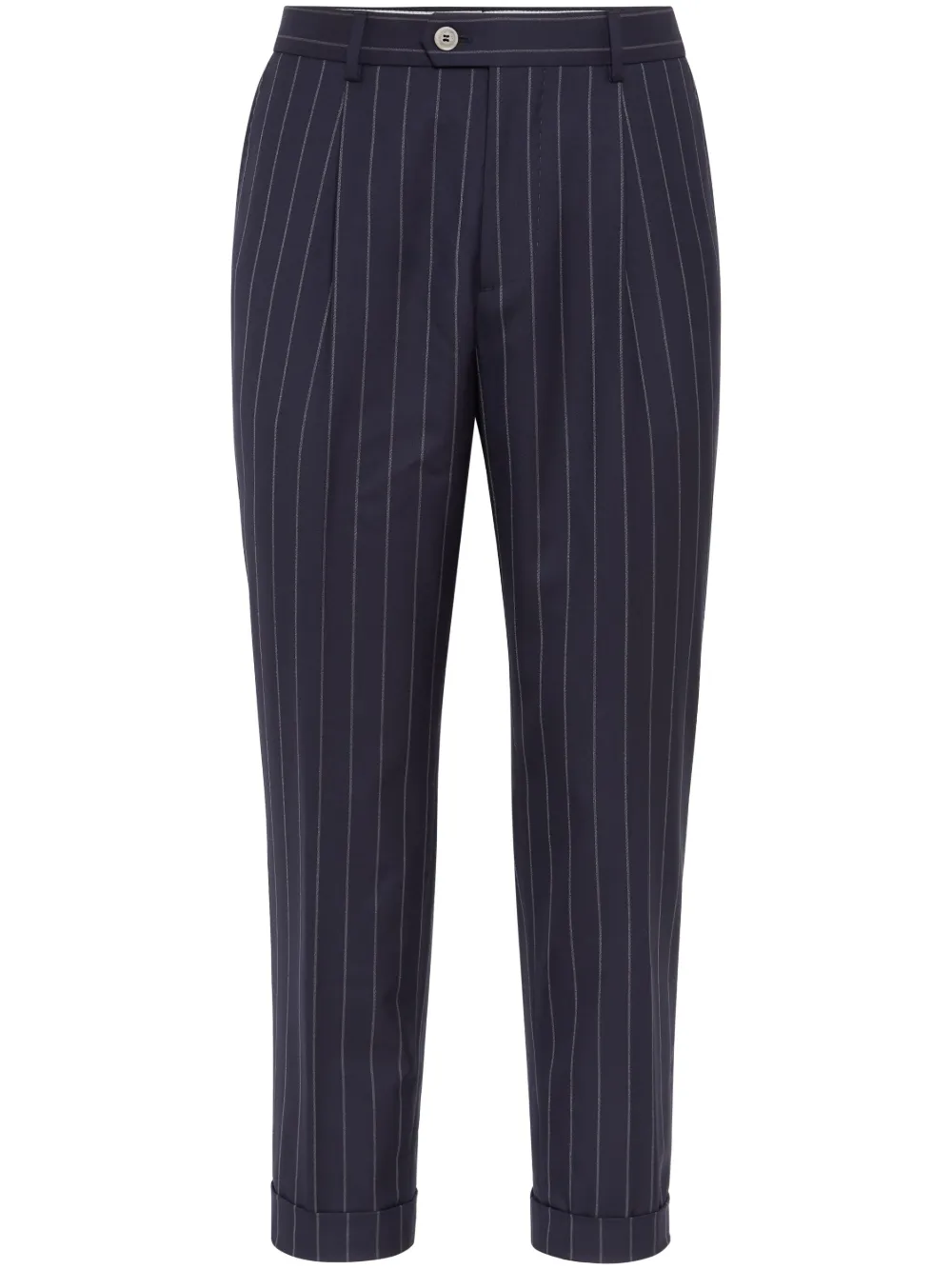 Brunello Cucinelli tapered-leg wool trousers