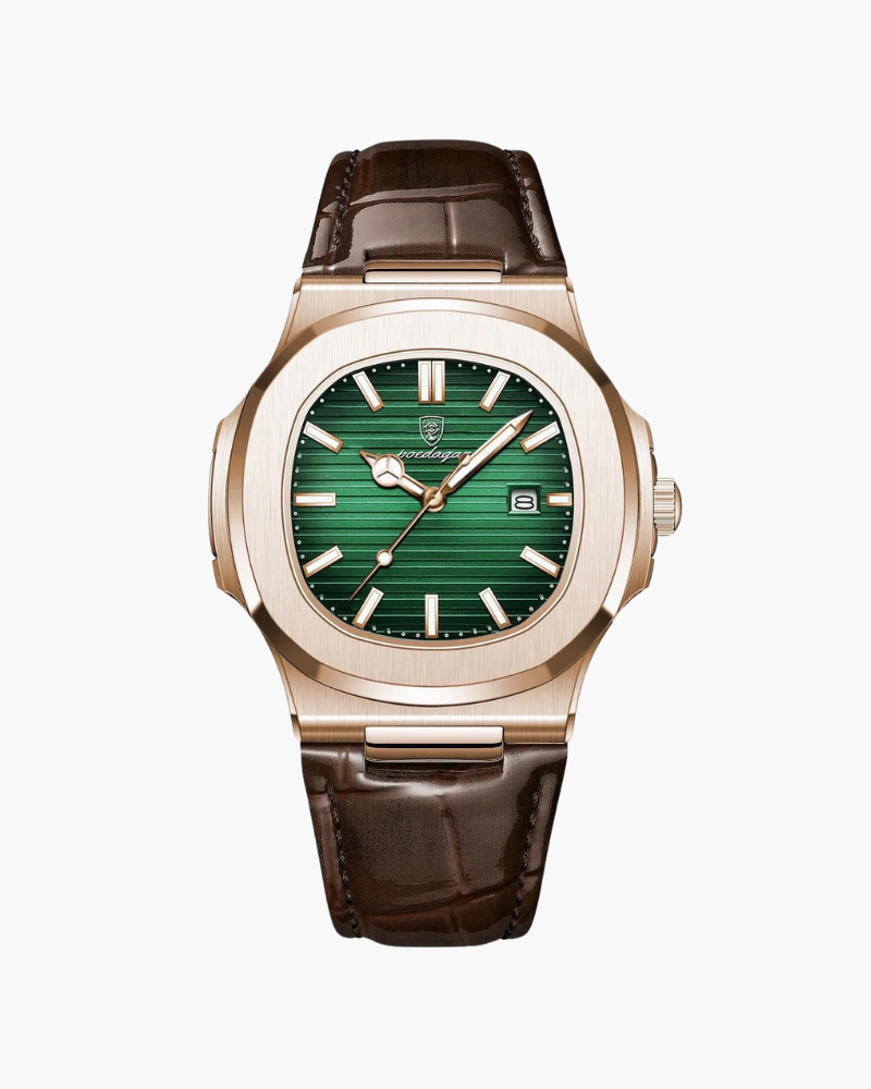 Lisbon Leather Watch - Green