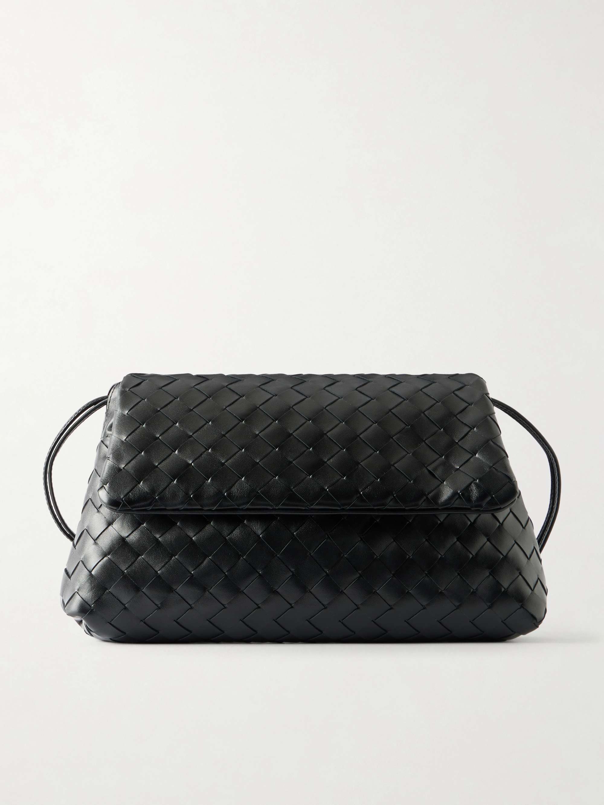 BOTTEGA VENETA Giorno Intrecciato leather shoulder bag