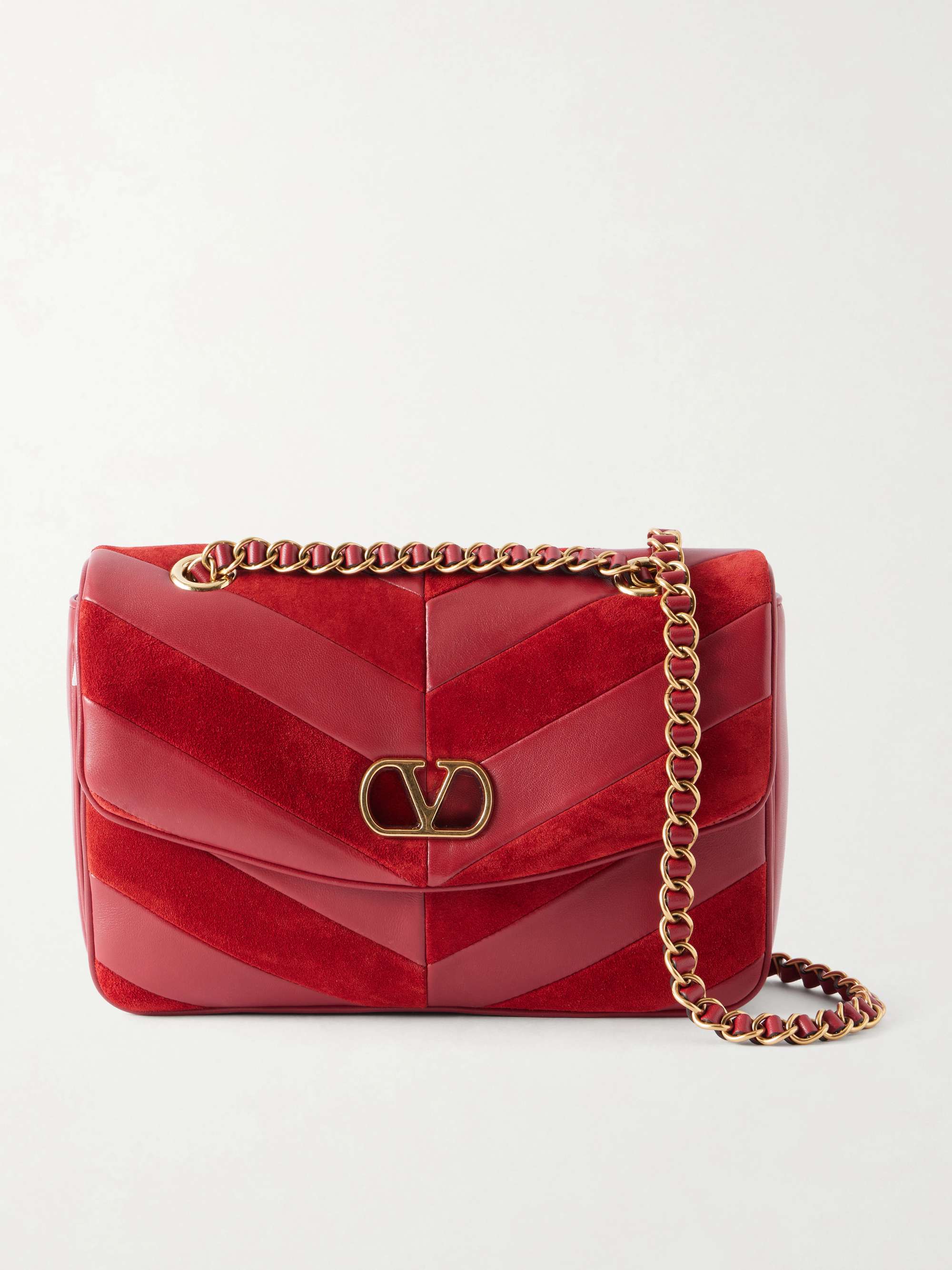 VALENTINO GARAVANI Djuna embellished leather shoulder bag