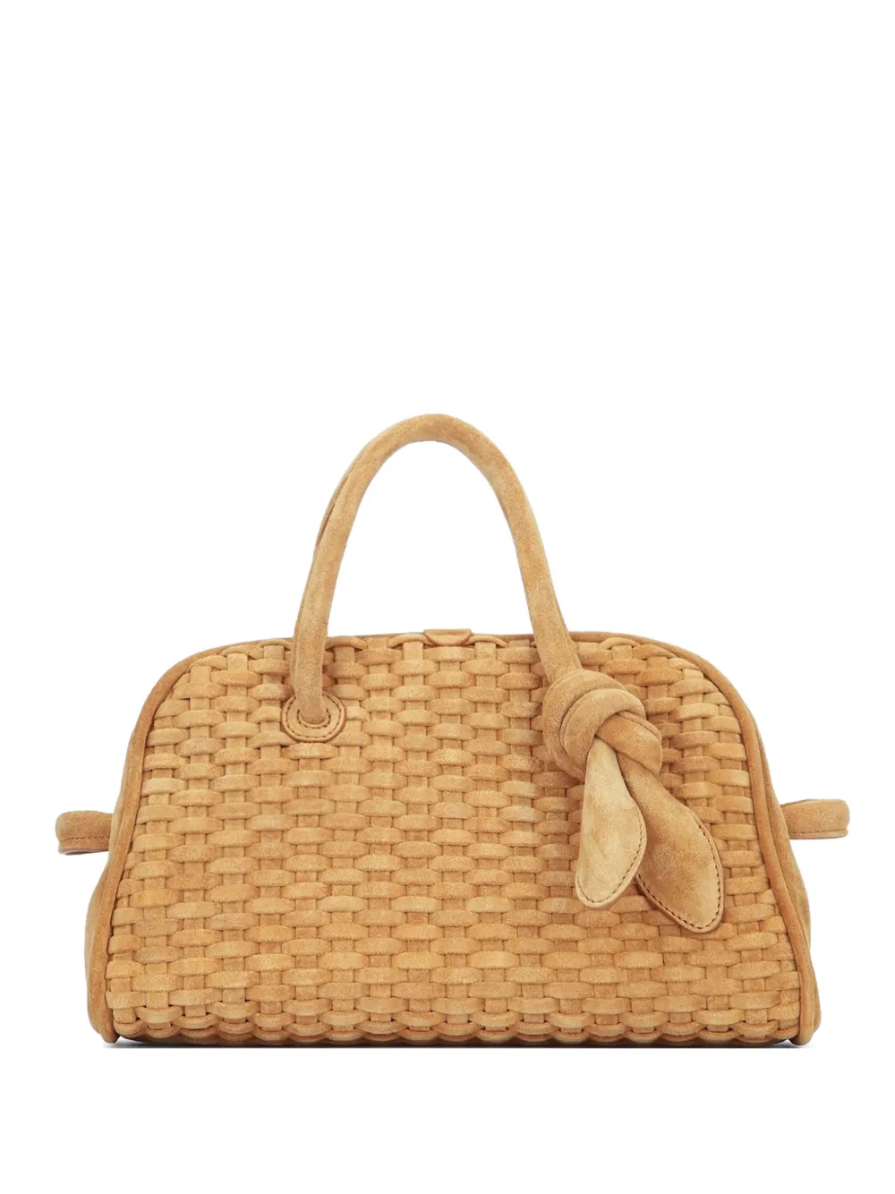 Jacquemus woven knot detail tote bag