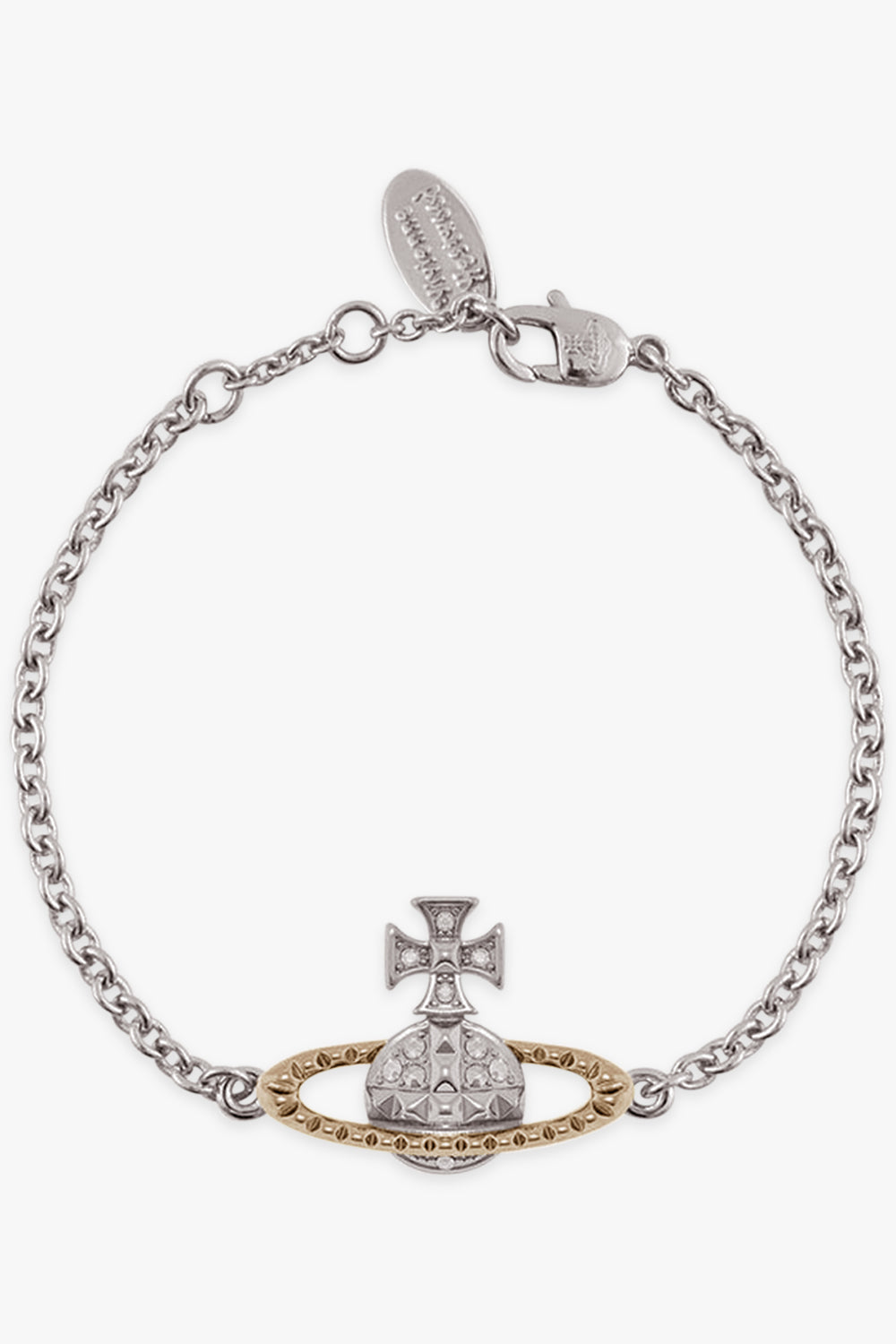 VIVIENNE WESTWOOD Mayfair Bas Relief Bracelet | Silver/Gold