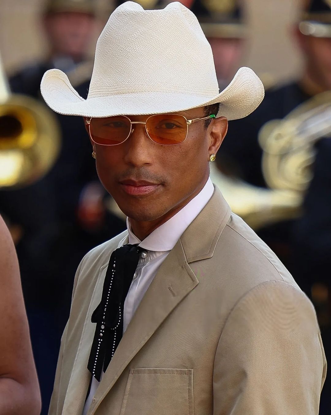 Pharrell Williams White Cowboy Hat — Classic Cattleman Crease