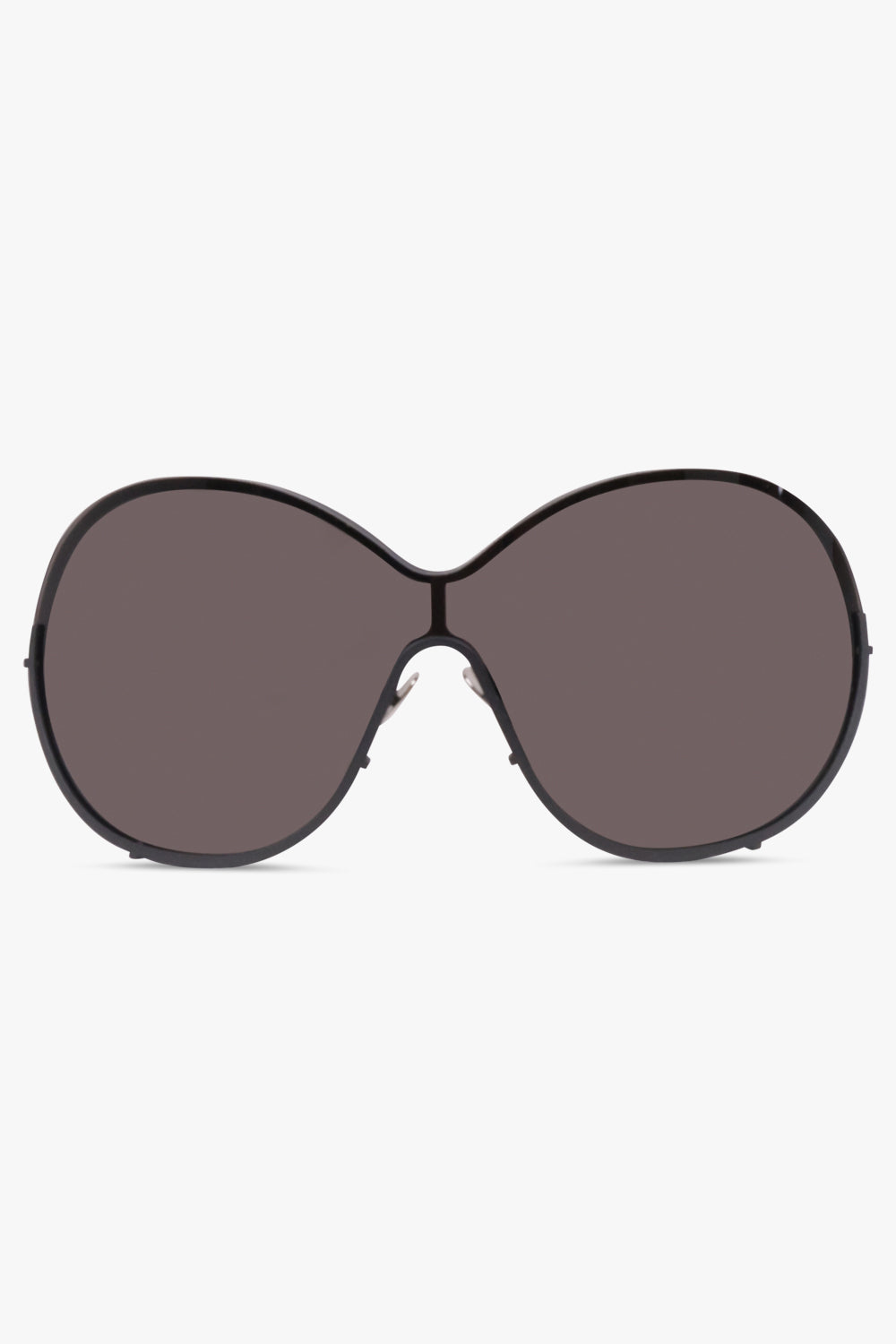 ALAIA AA0100S Round Shield Sunglasses | Black