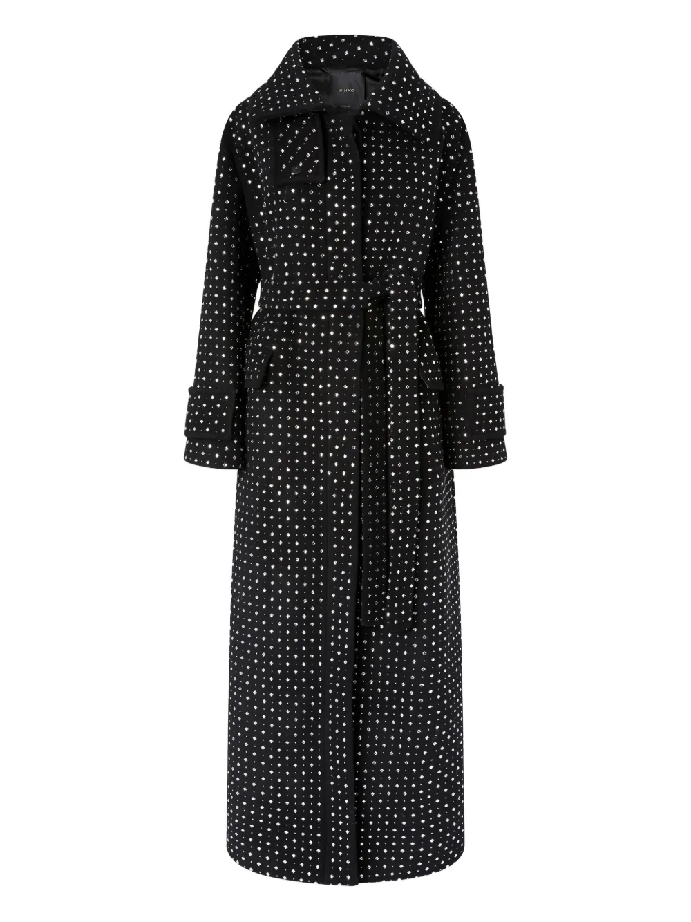 PINKO crystal-embellished coat