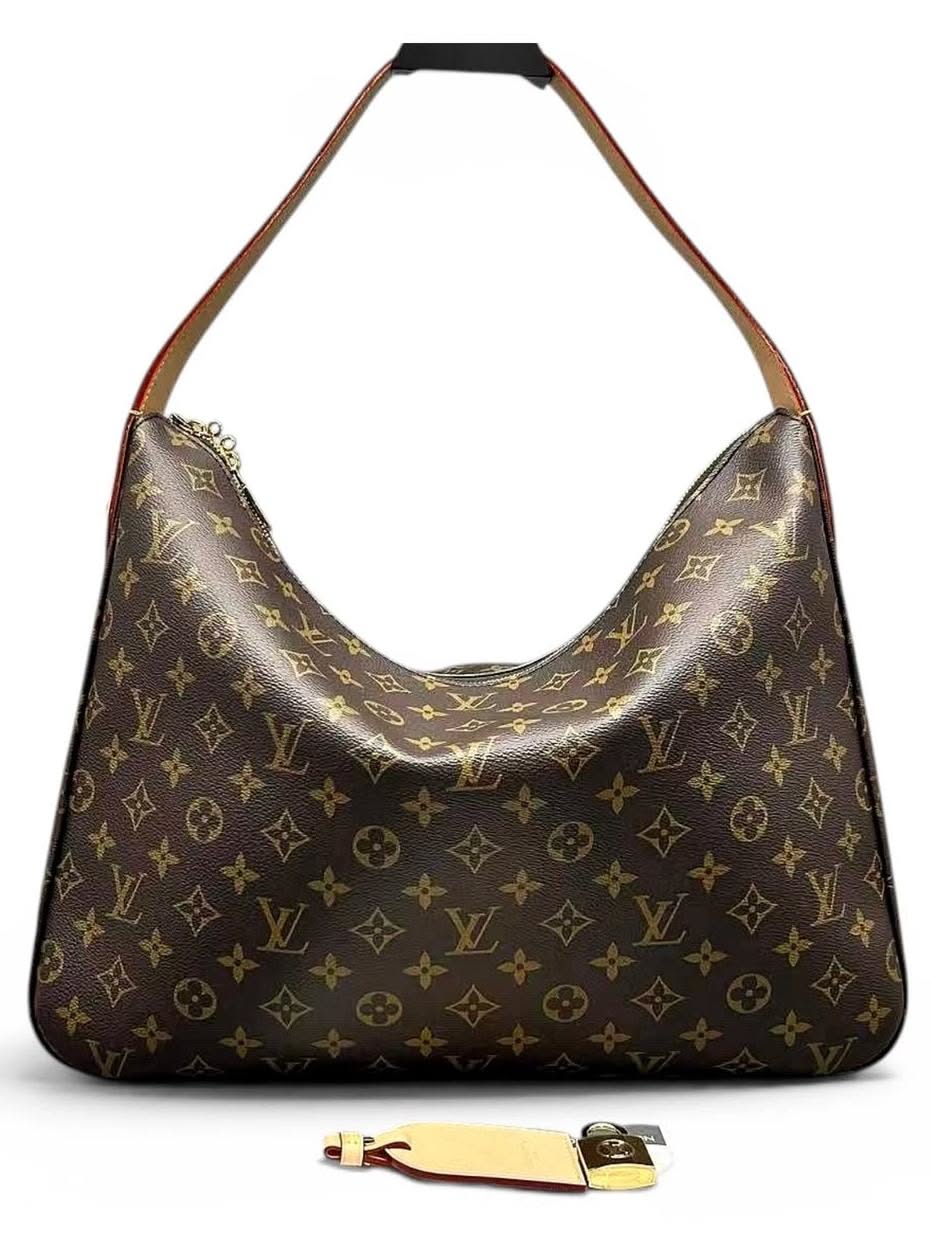 Louis Vuitton Brown Monogram Shoulder Bag — Signature Monogram