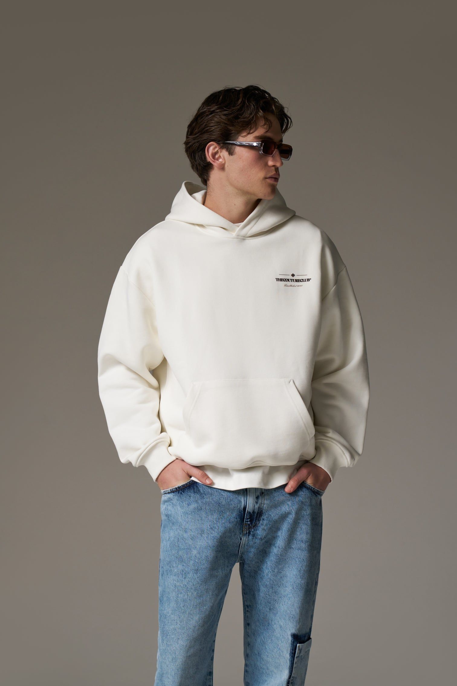 MIXED FONT GRAPHIC HOODIE