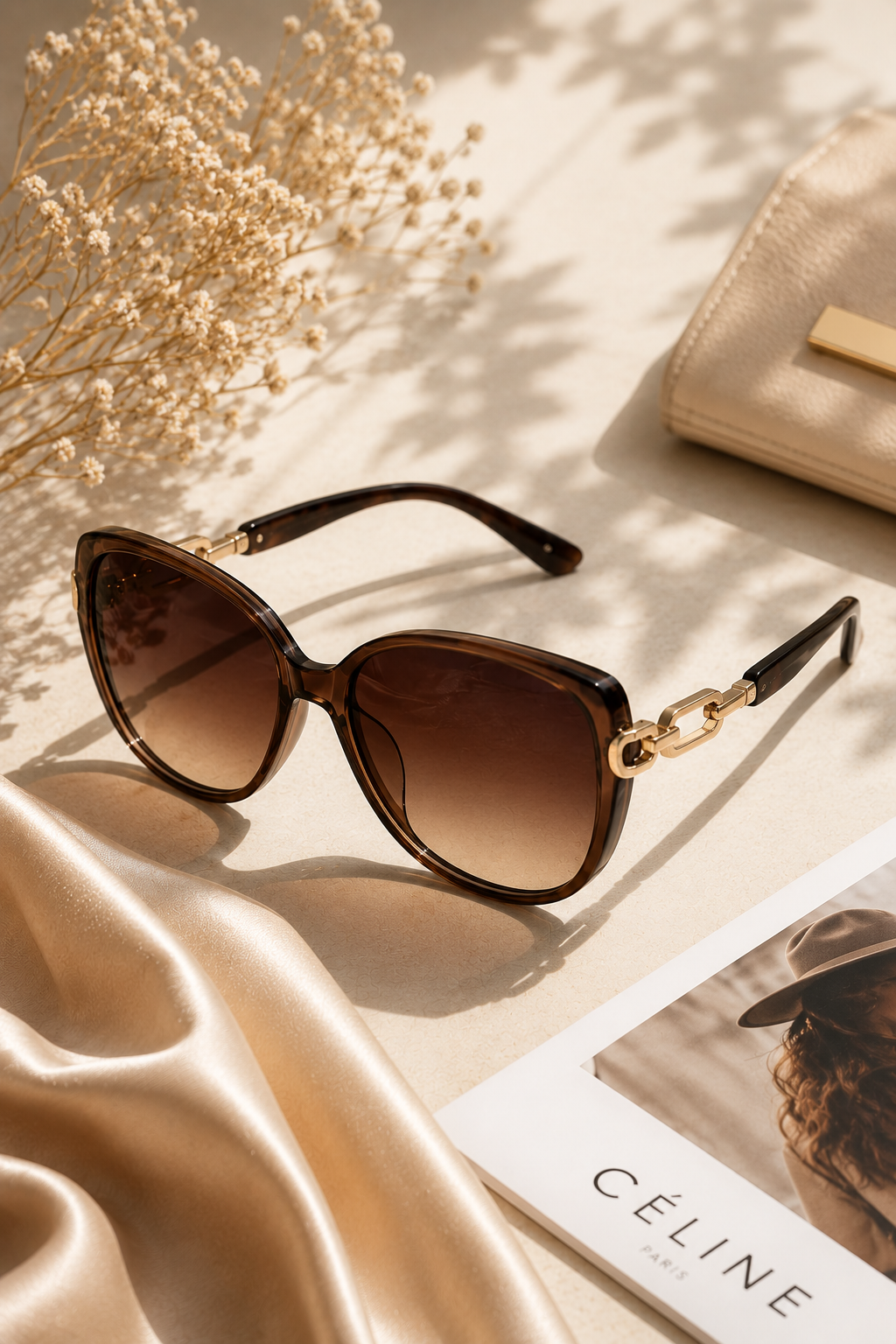 Elegant Brown Sunglasses Aesthetic ✨🤎