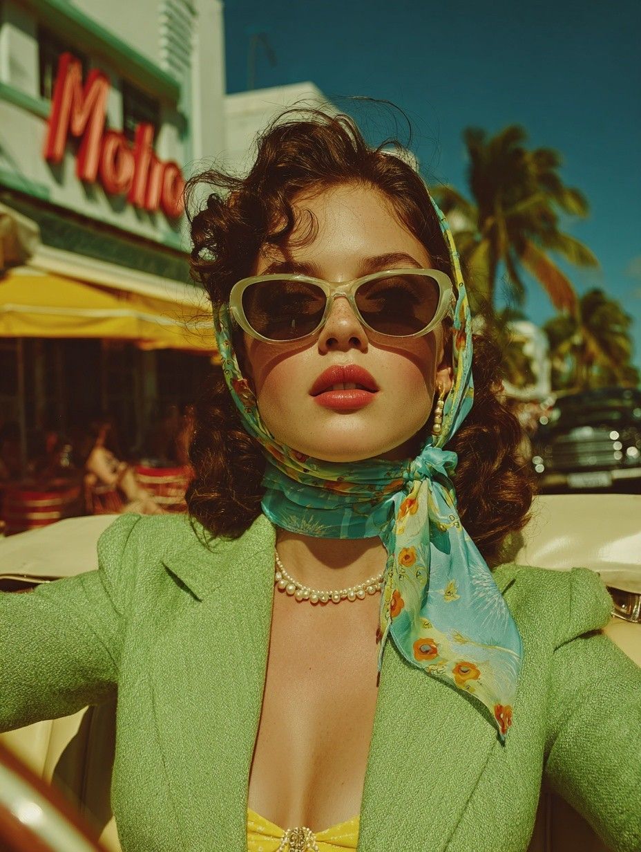 Vintage Lime Green Blazer — Notched Lapel, Structured Shoulders
