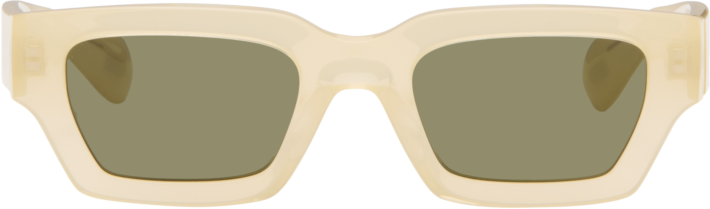 Jil Sander Off-White Oliver Peoples 'Edition 6' Rectangular Sunglasses