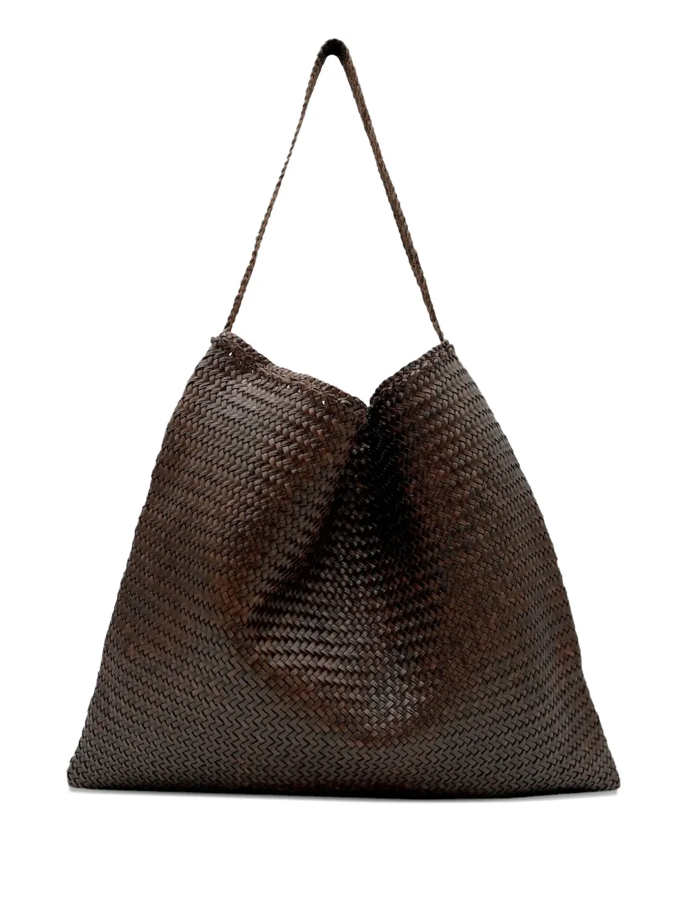 DRAGON DIFFUSION woven leather shoulder bag