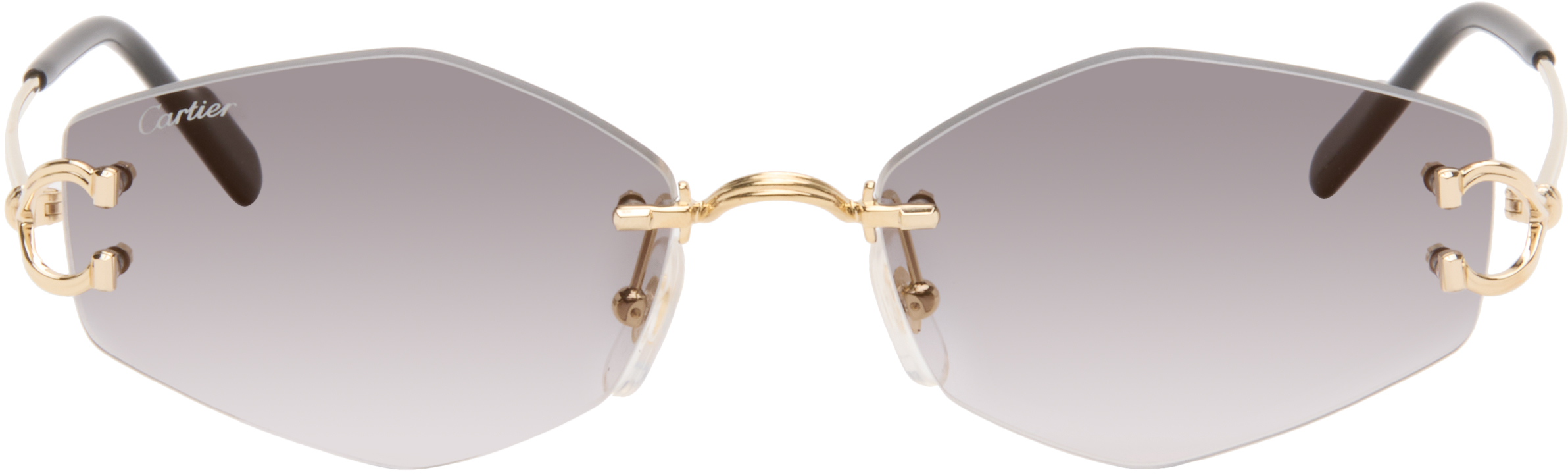 Cartier Gold Classic C Motif Sunglasses