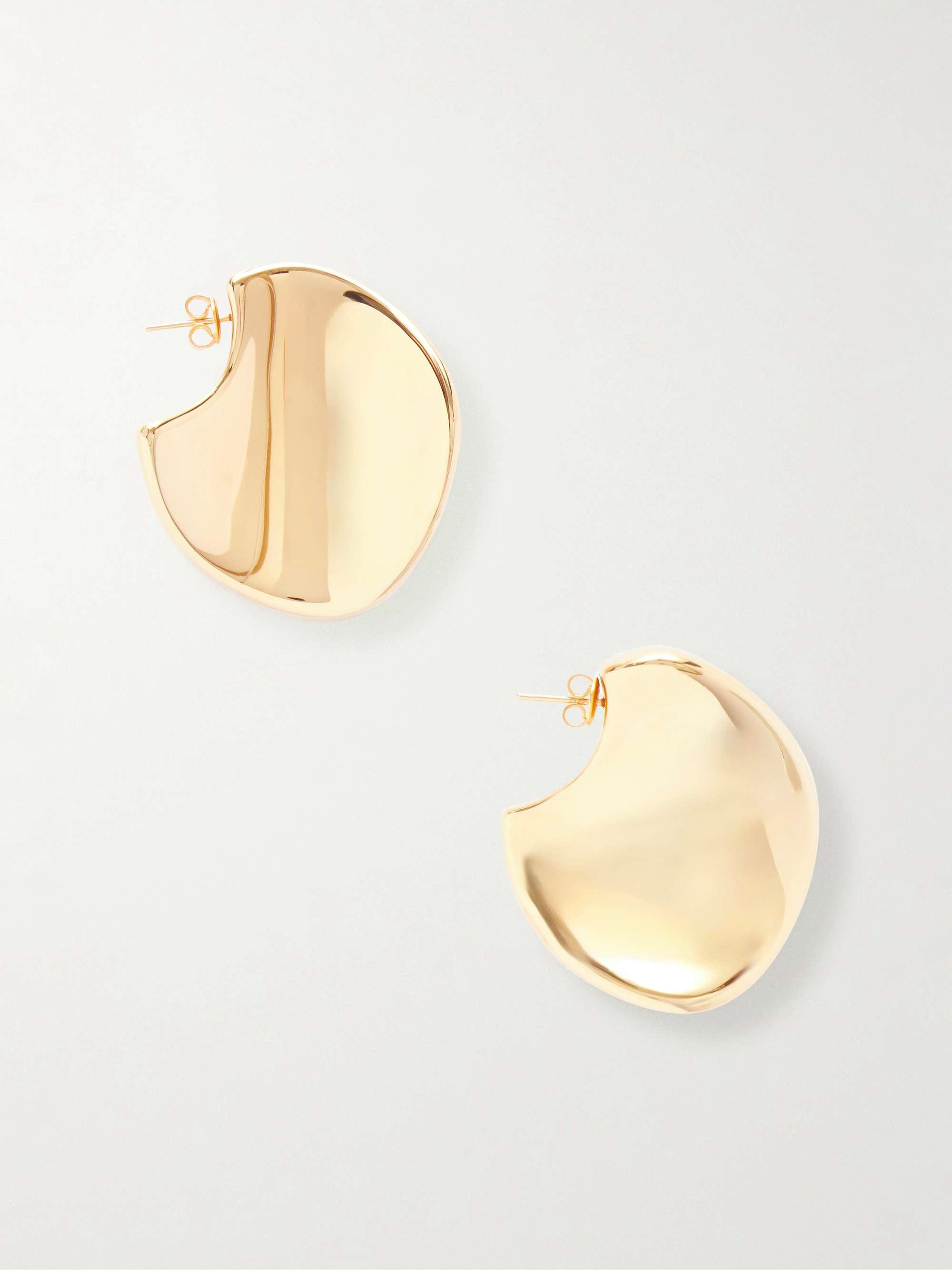 BOTTEGA VENETA Gold-plated earrings - gold - One Size