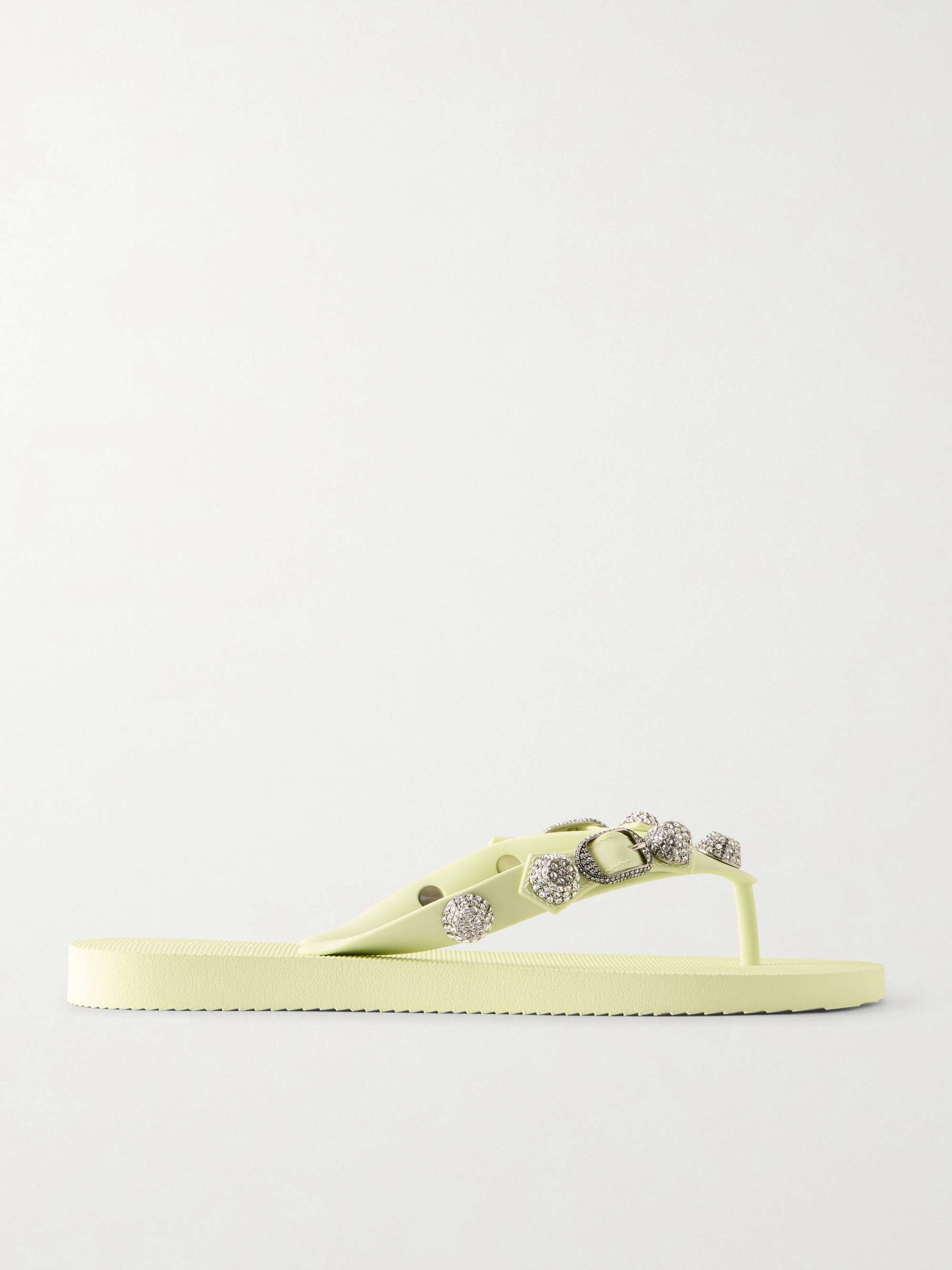 BALENCIAGA Cagole studded TPU sandals