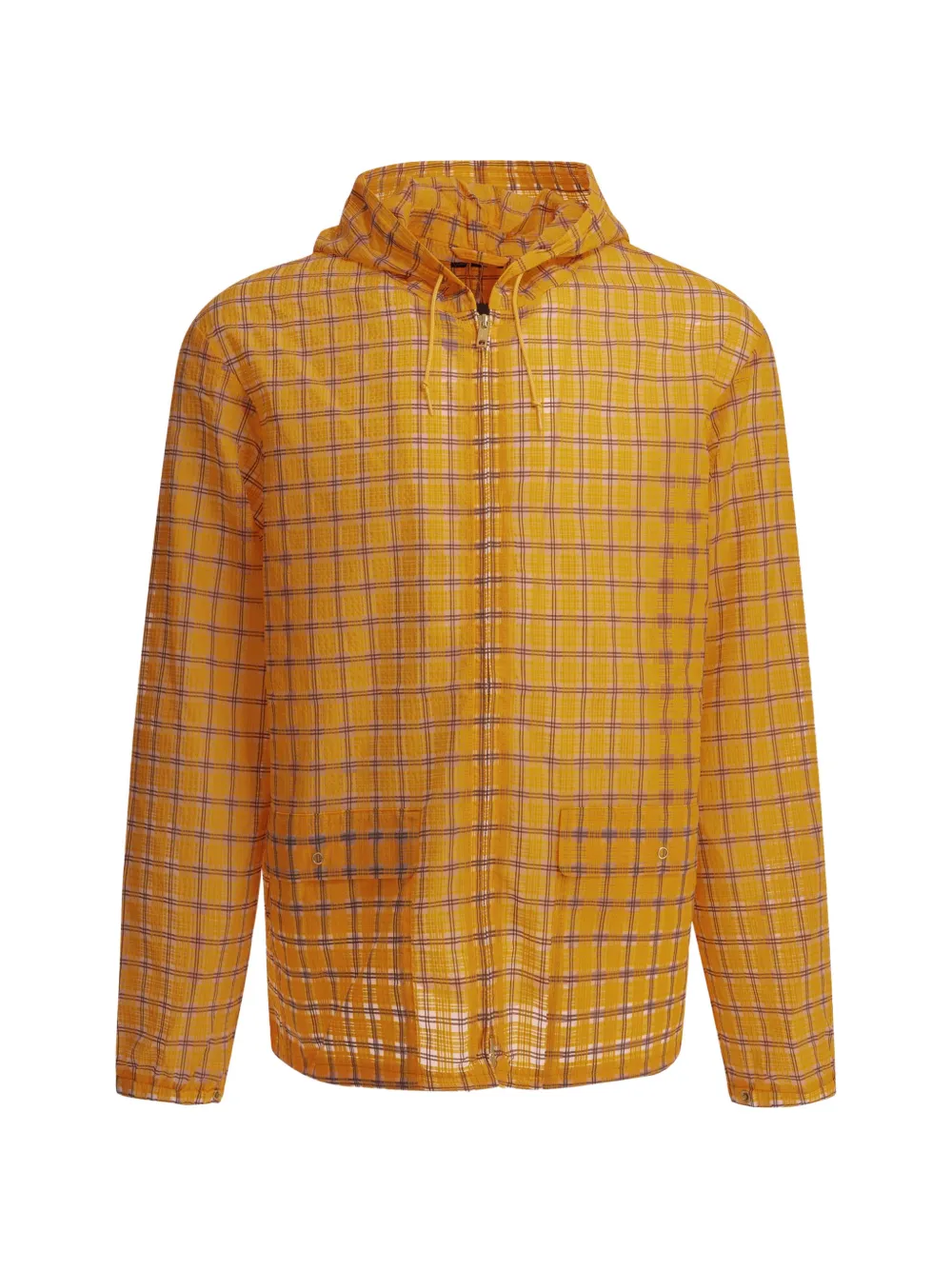 BEAMS PLUS check-print hooded coat