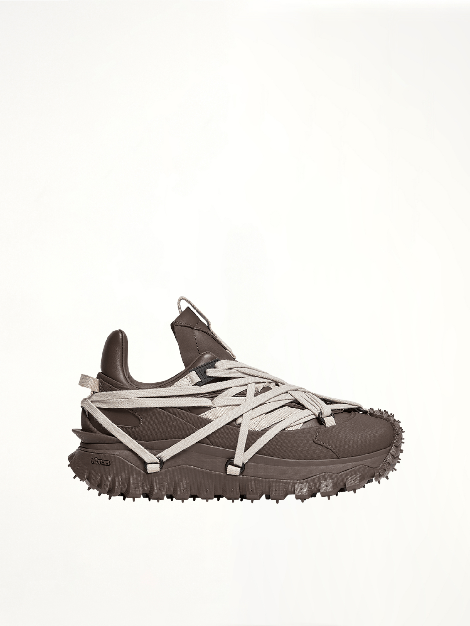 RICK OWENS Rick Owens x Moncler Trail Grip Megalace Sneaker in Dark Dust