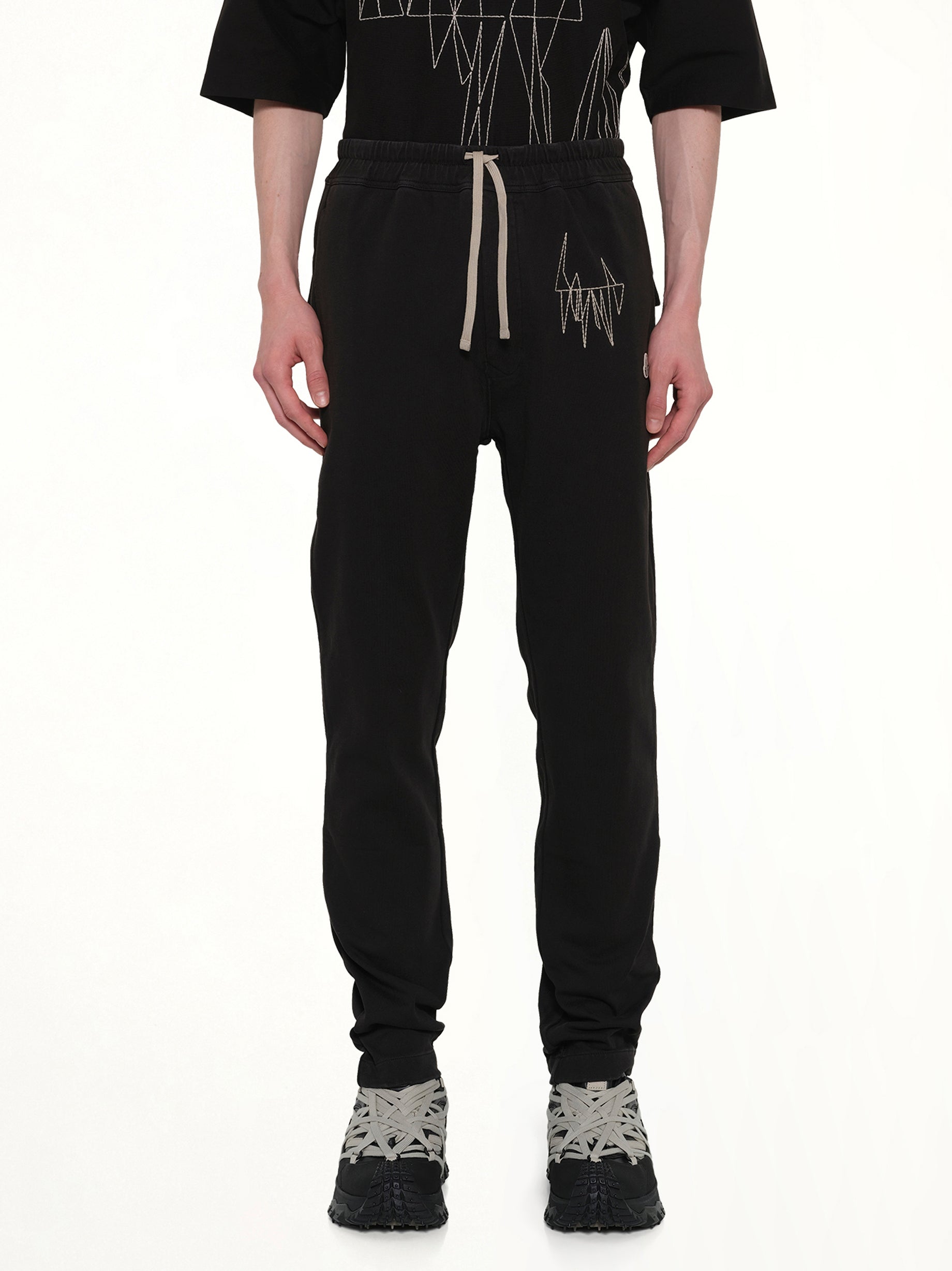 RICK OWENS Rick Owens x Moncler Jogger in Black